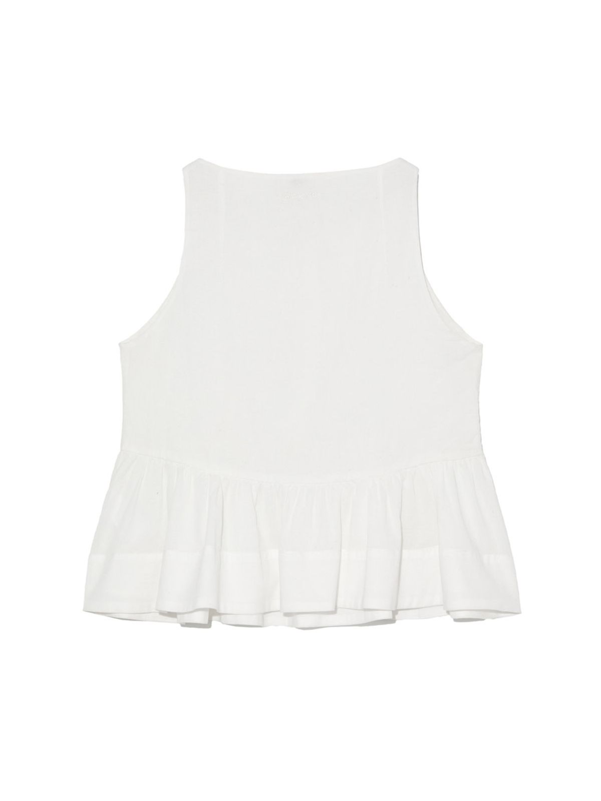글로니(GLOWNY) G RUFFLED BUTTON BLOUSE (IVORY)