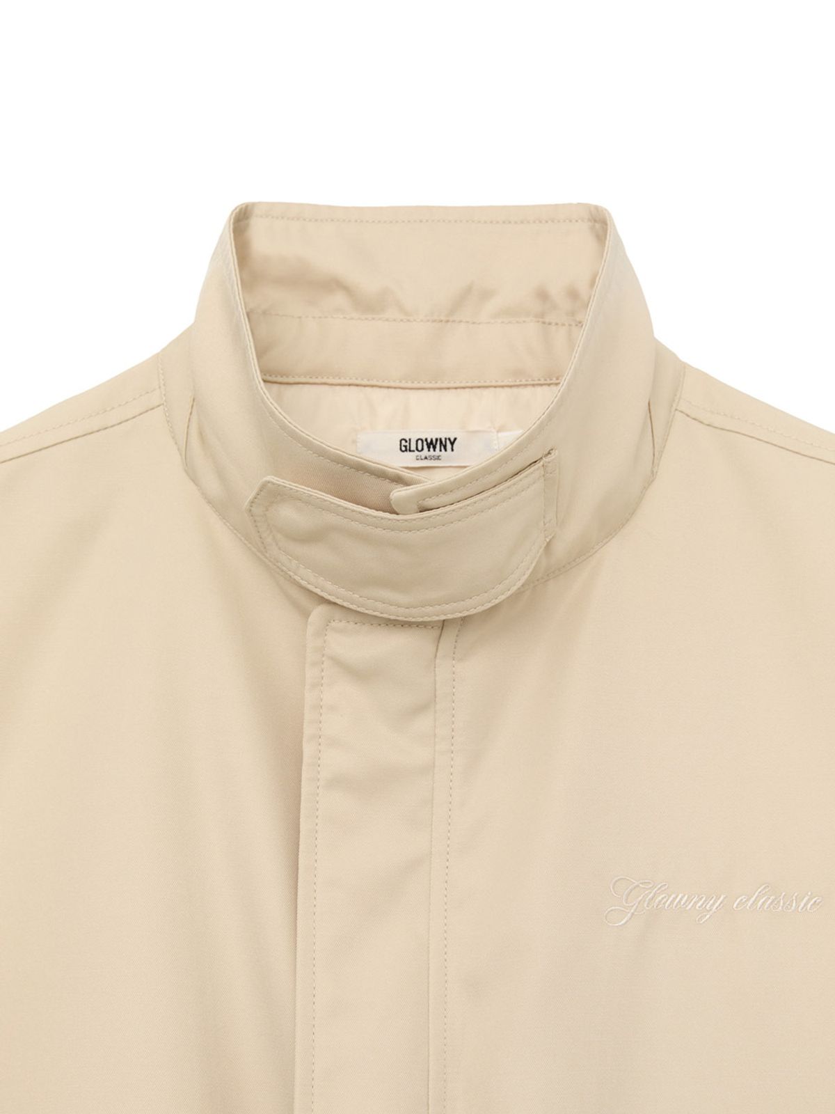 글로니(GLOWNY) G SOFT BLOUSON JACKET (BEIGE)