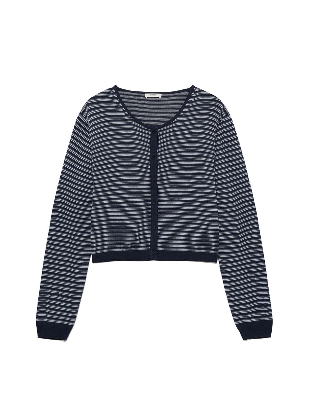 글로니(GLOWNY) G SUMMER BREEZE CARDIGAN (NAVY)