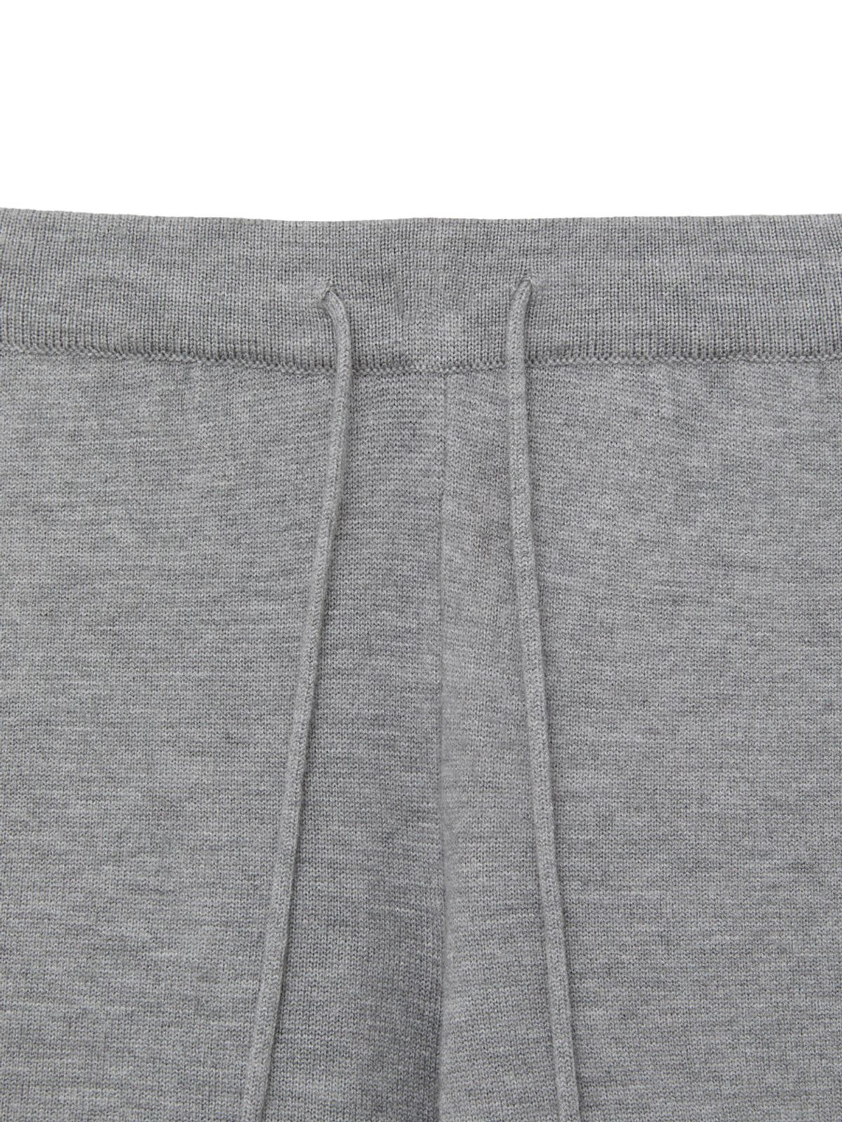 글로니(GLOWNY) G HUG KNIT PANTS (MELANGE GRAY)