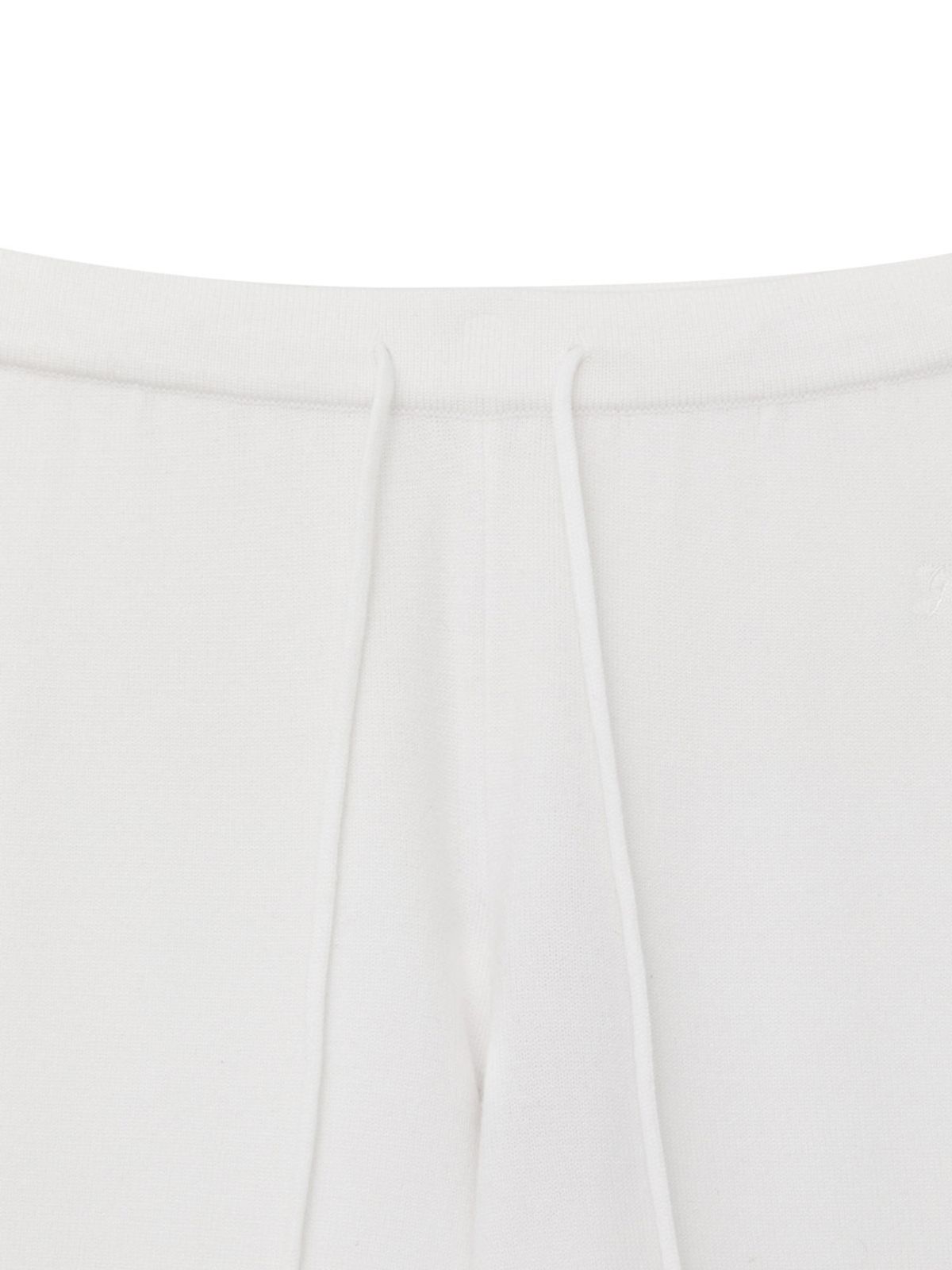 글로니(GLOWNY) G HUG KNIT PANTS (WHITE)