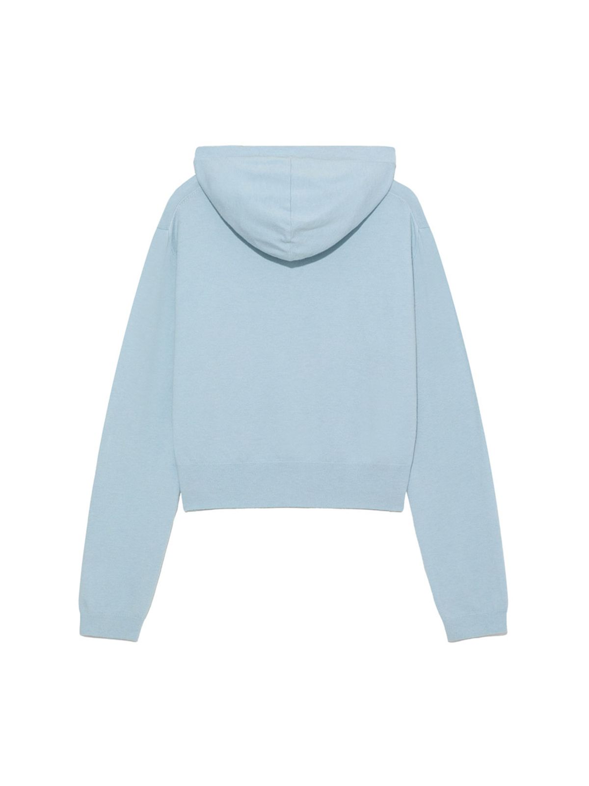 글로니(GLOWNY) G HUG V-NECK KNIT HOODIE (BABY BLUE)