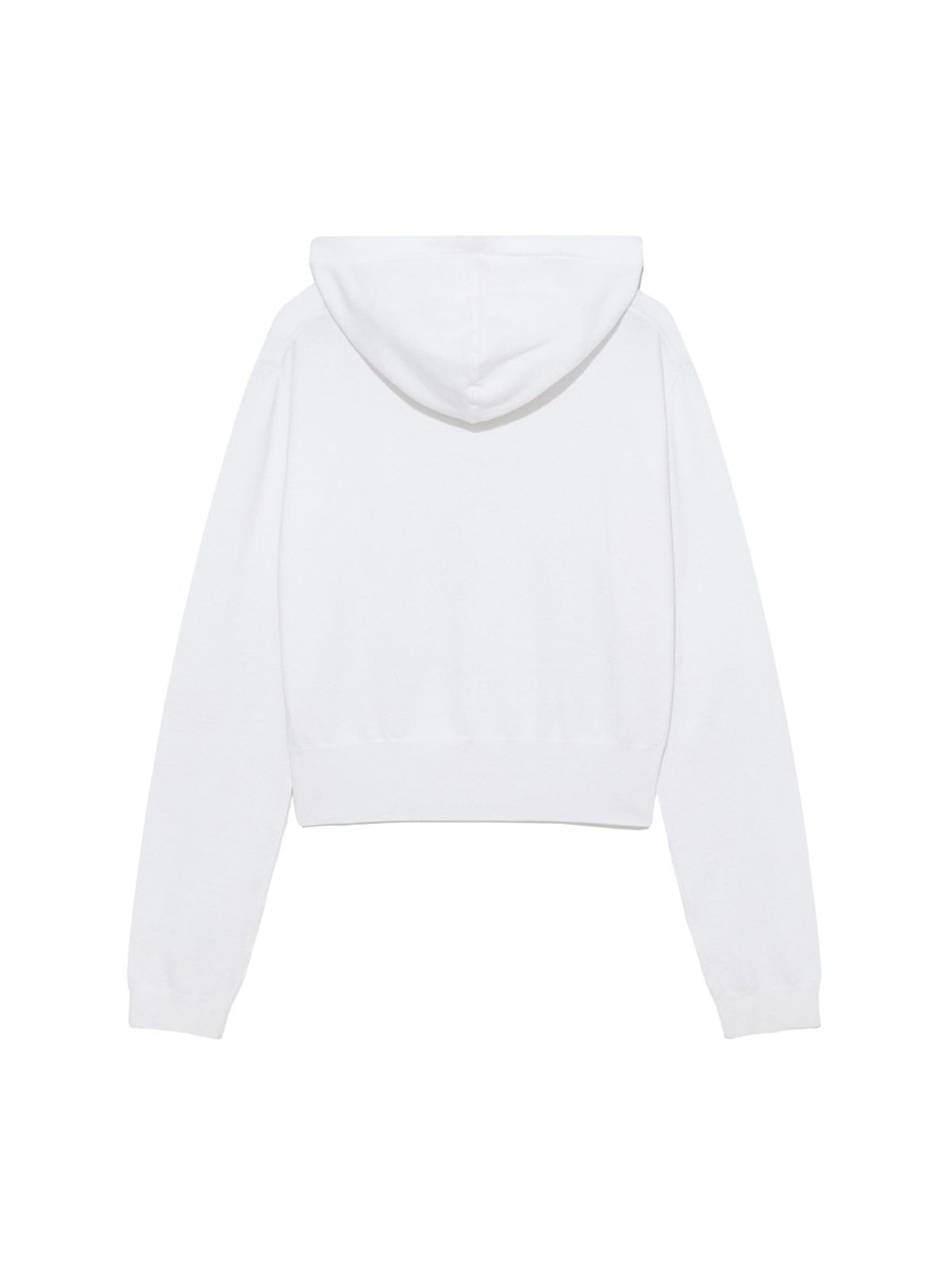 글로니(GLOWNY) G HUG V-NECK KNIT HOODIE (WHITE)