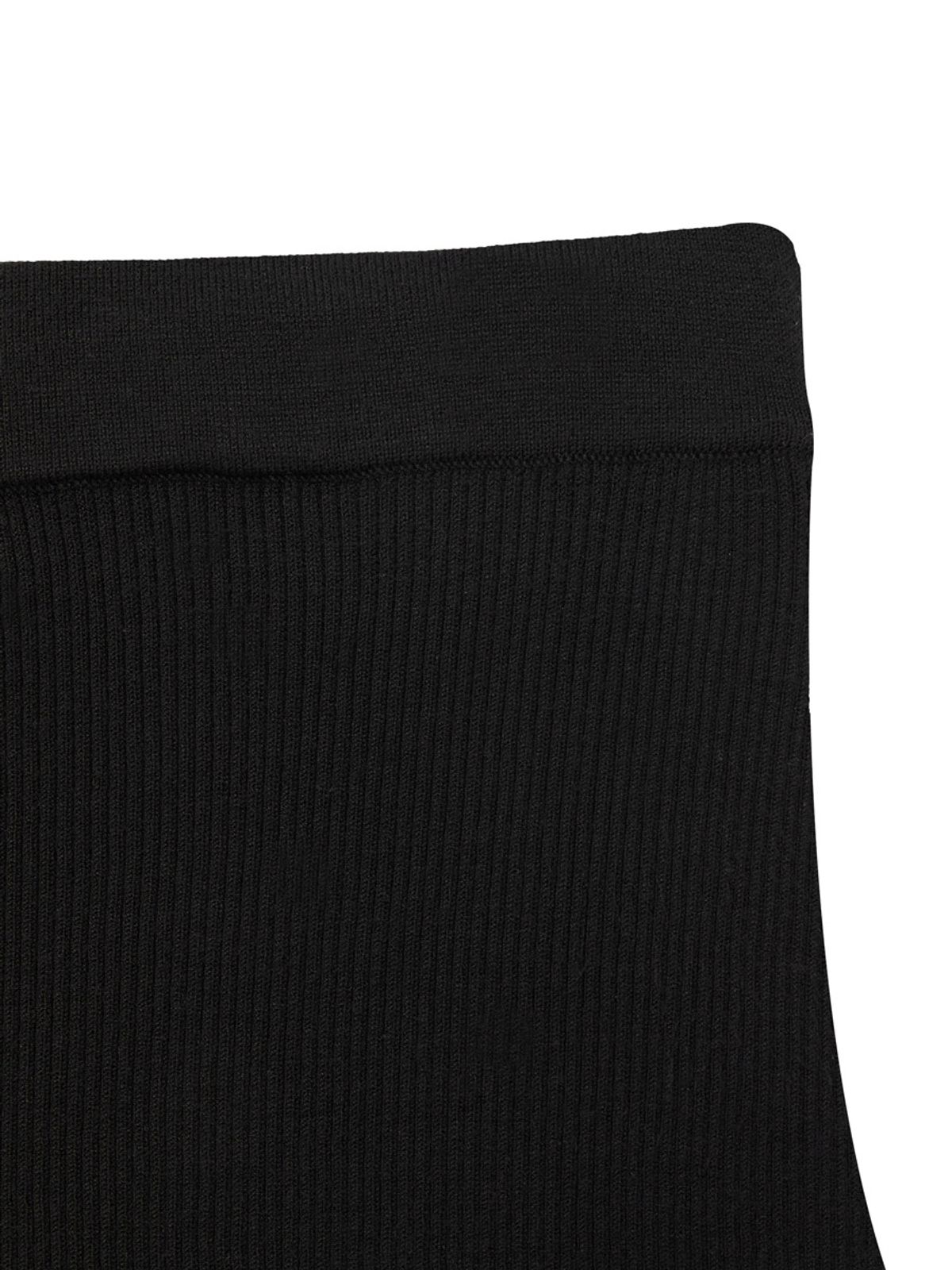 글로니(GLOWNY) G KNIT REST SKIRT (BLACK)