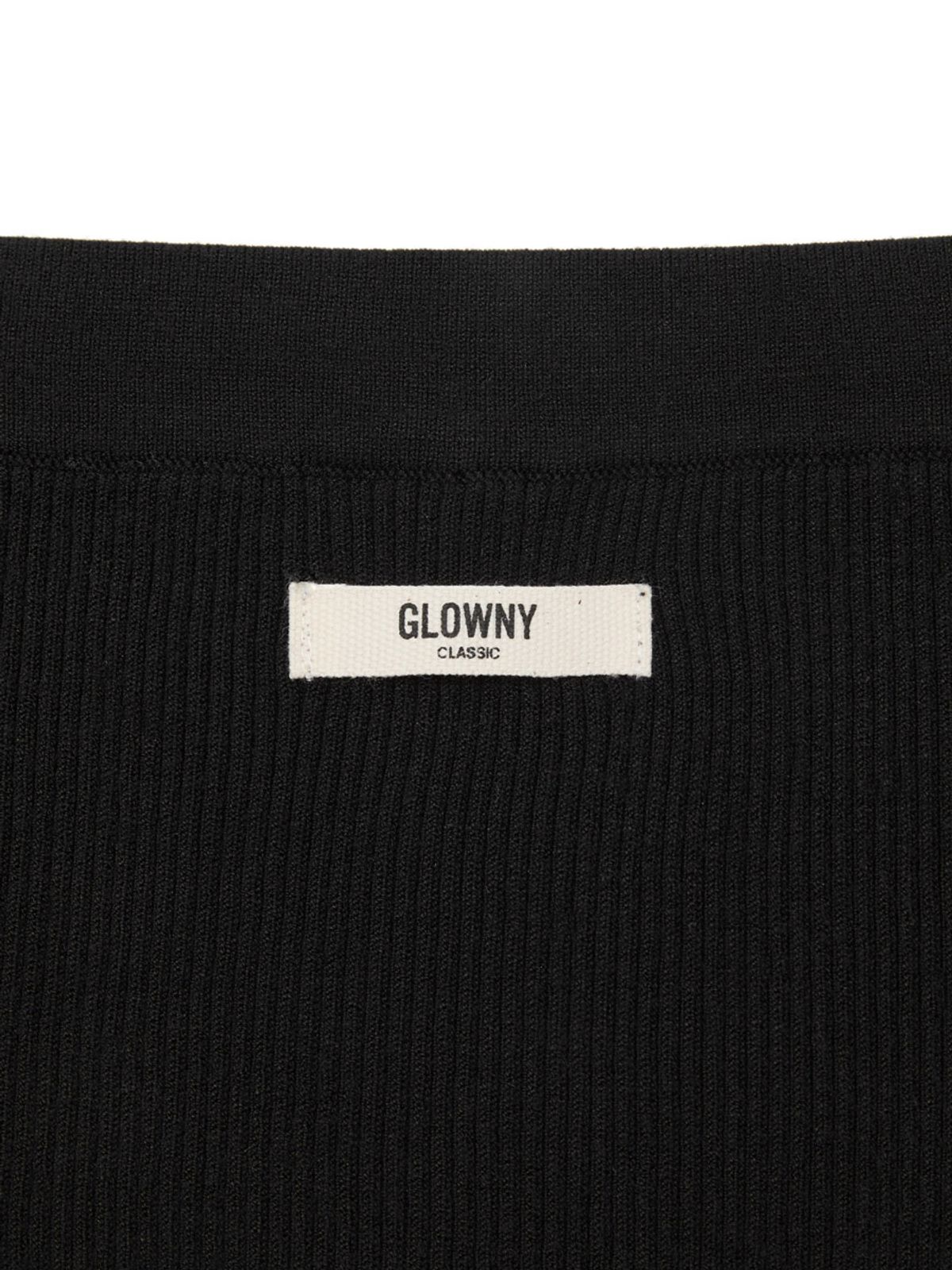 글로니(GLOWNY) G KNIT REST SKIRT (BLACK)