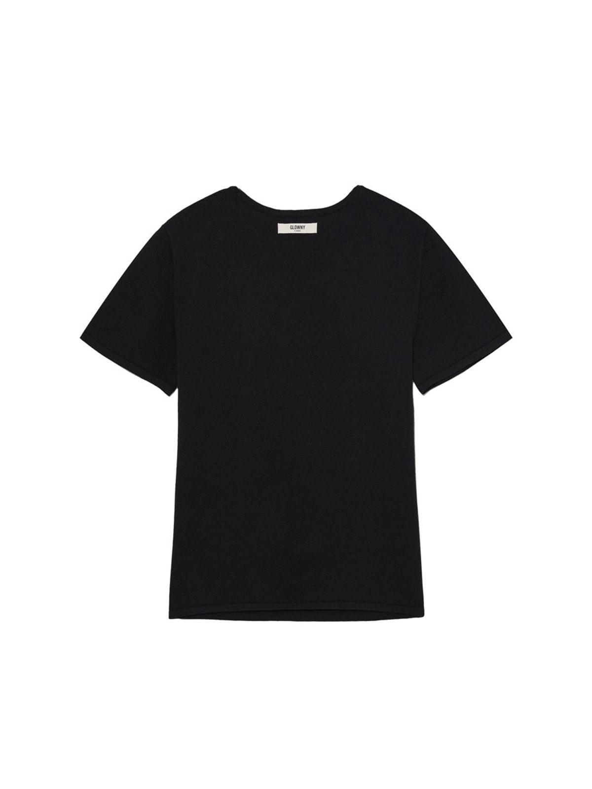 글로니(GLOWNY) G BABY KNIT TEE (BLACK)
