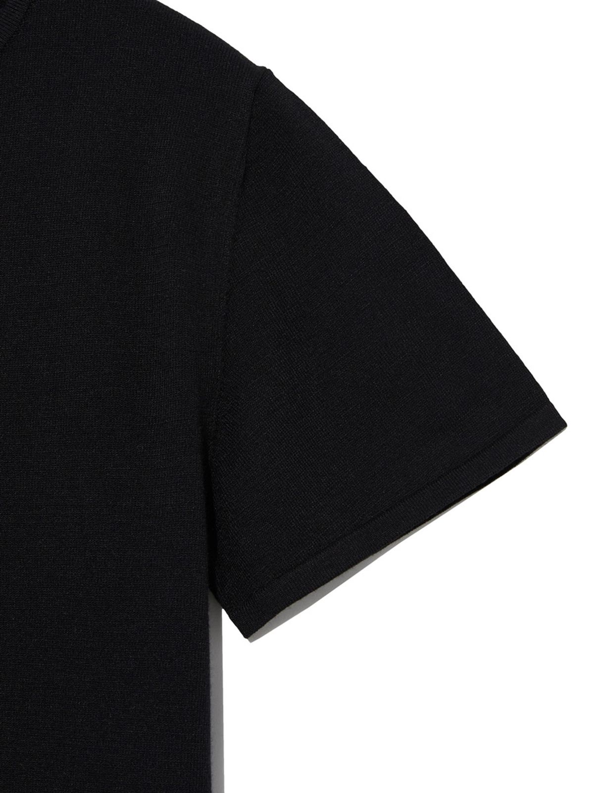 글로니(GLOWNY) G BABY KNIT TEE (BLACK)