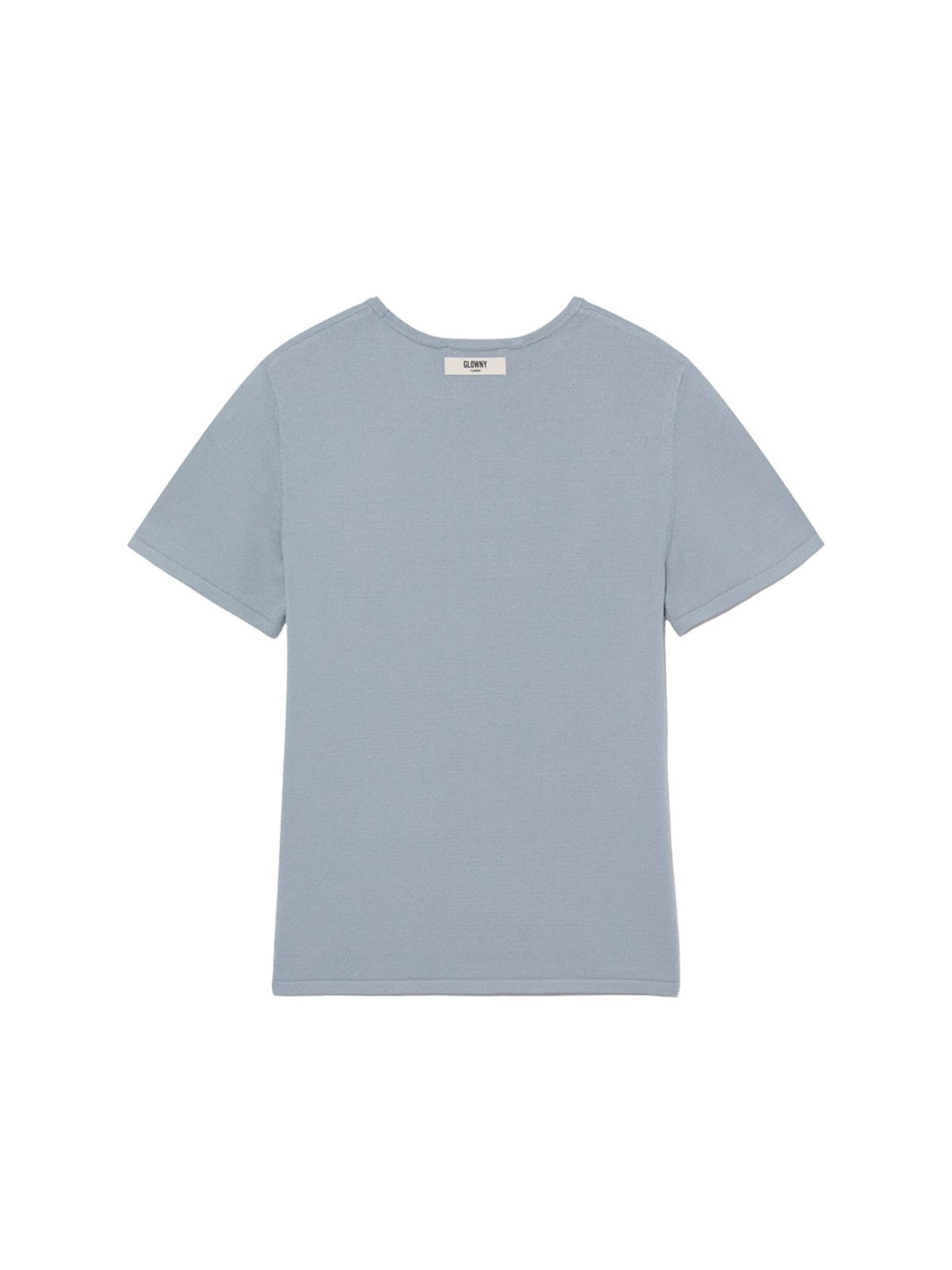글로니(GLOWNY) G BABY KNIT TEE (DUST BLUE)
