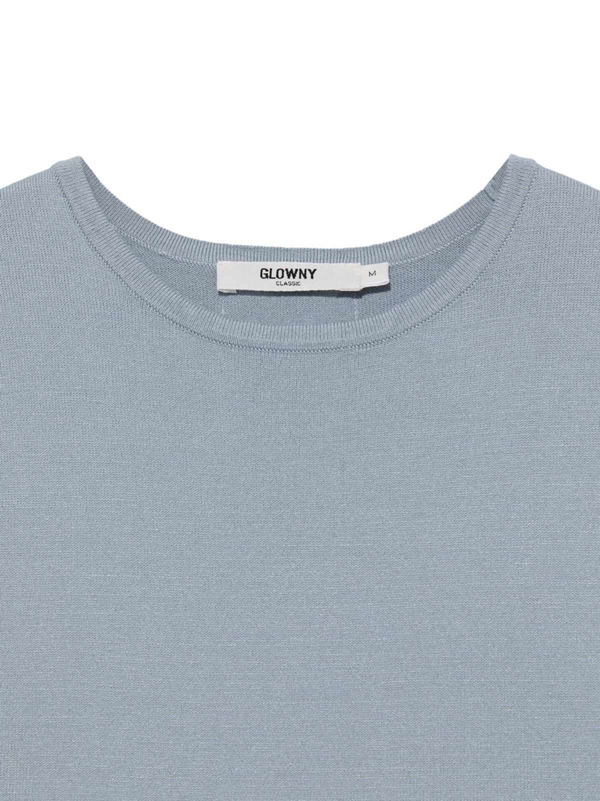 글로니(GLOWNY) G BABY KNIT TEE (DUST BLUE)