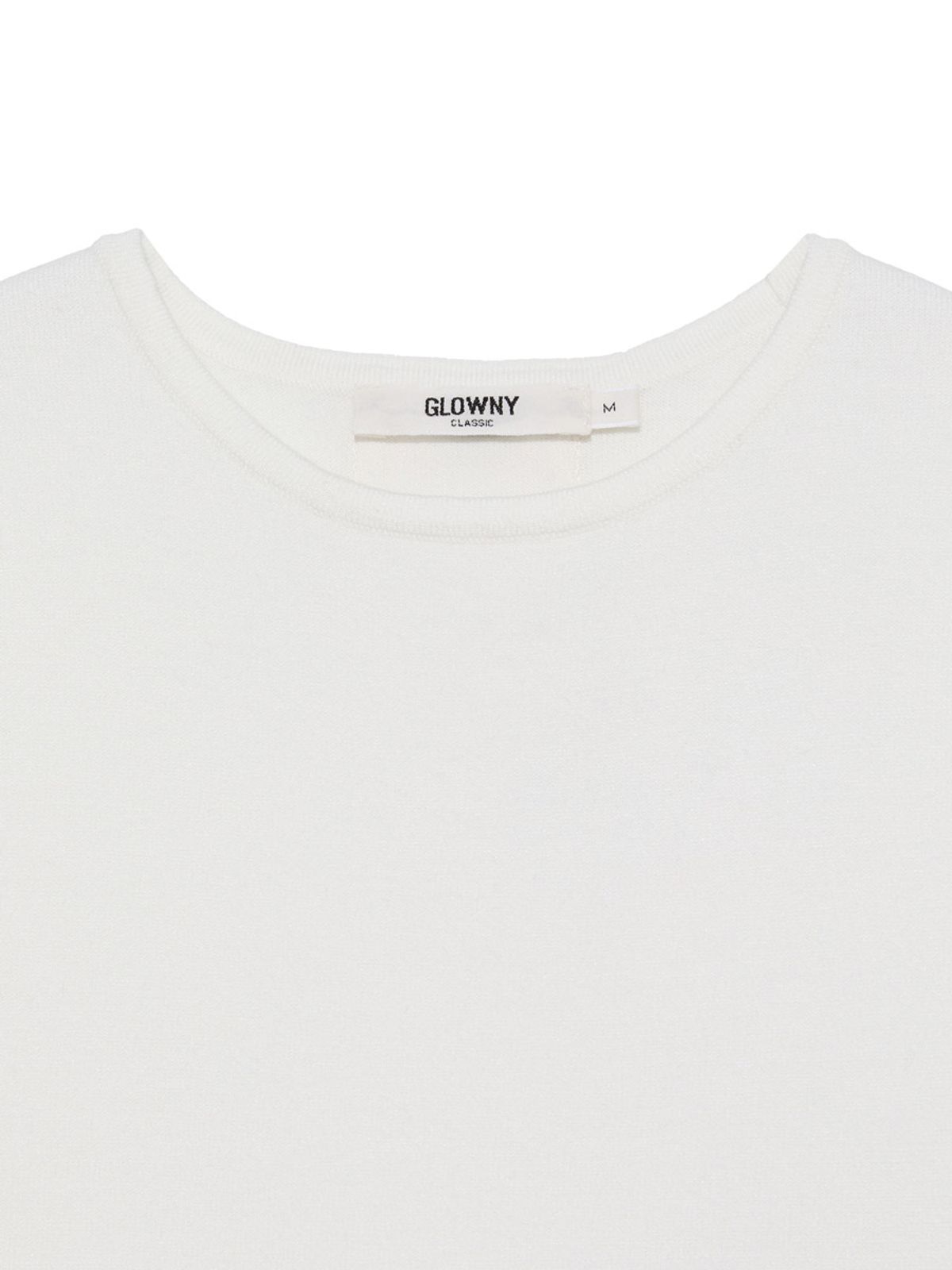 글로니(GLOWNY) G BABY KNIT TEE (WHITE)