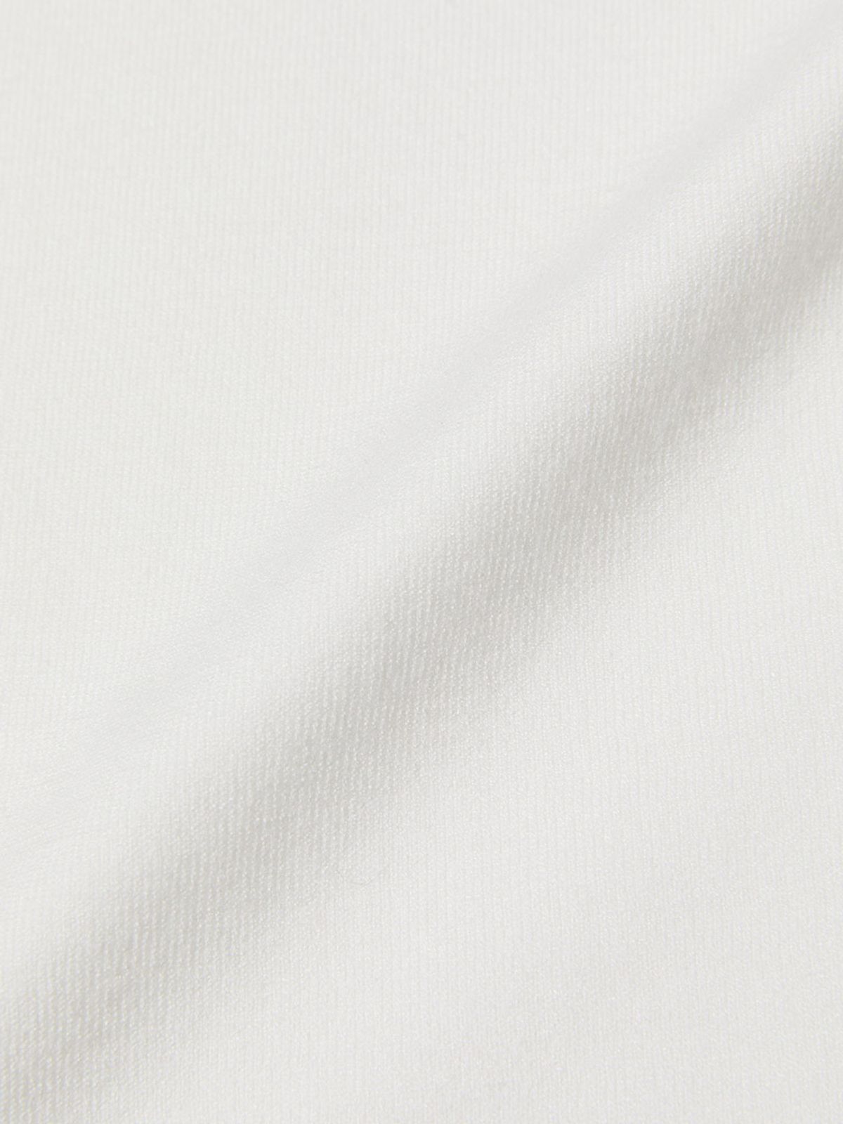 글로니(GLOWNY) 3/4 BUTTON FLY KNIT TEE (WHITE)