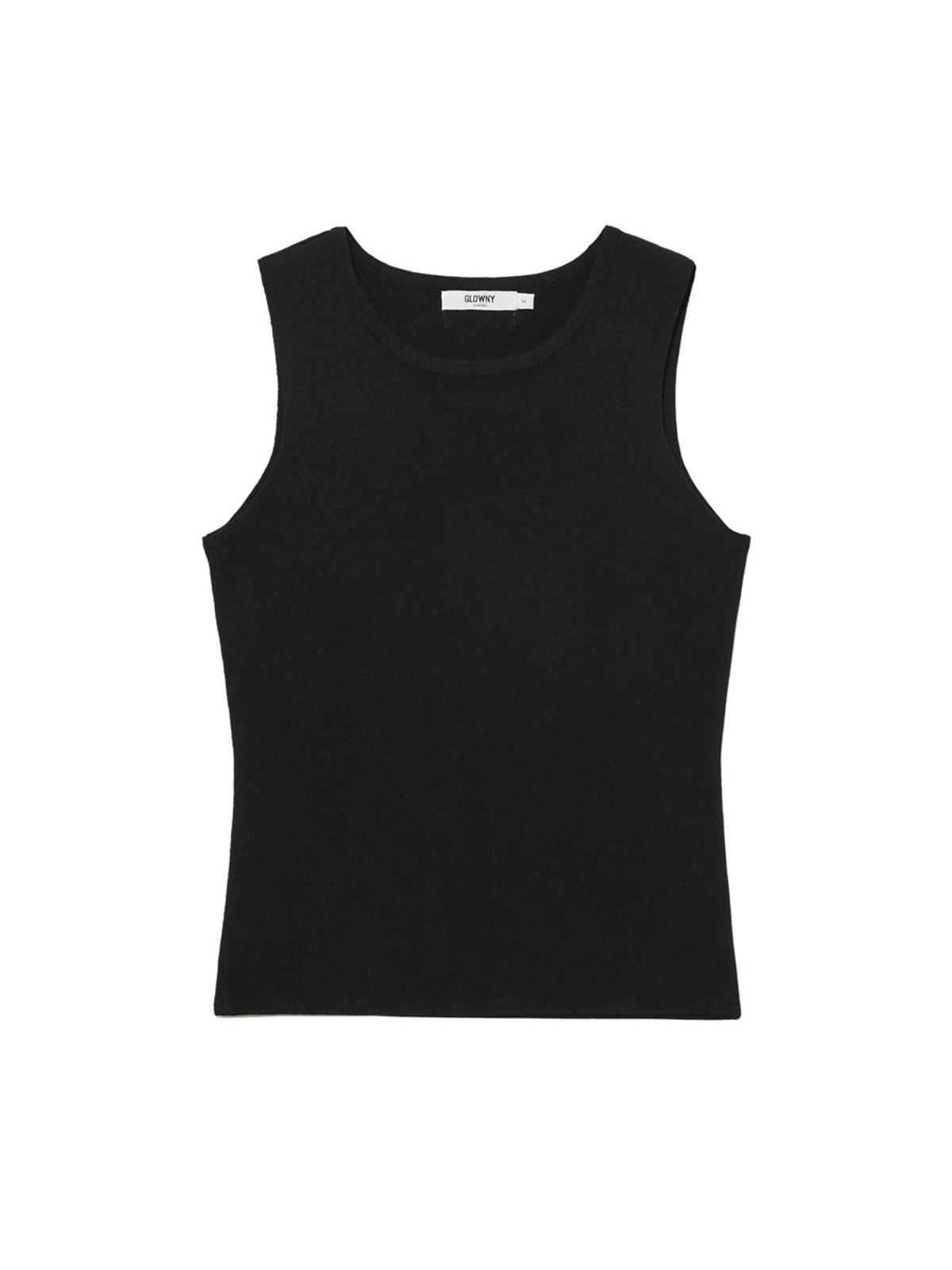 글로니(GLOWNY) G REST KNIT SLEEVELESS (BLACK)