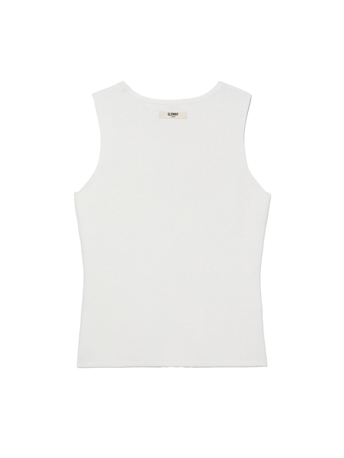 글로니(GLOWNY) G REST KNIT SLEEVELESS (WHITE)