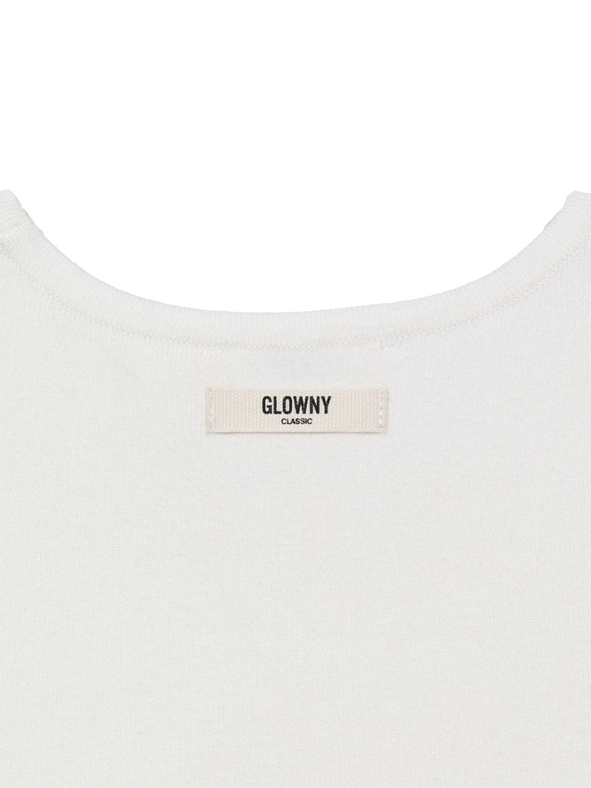 글로니(GLOWNY) G REST KNIT SLEEVELESS (WHITE)