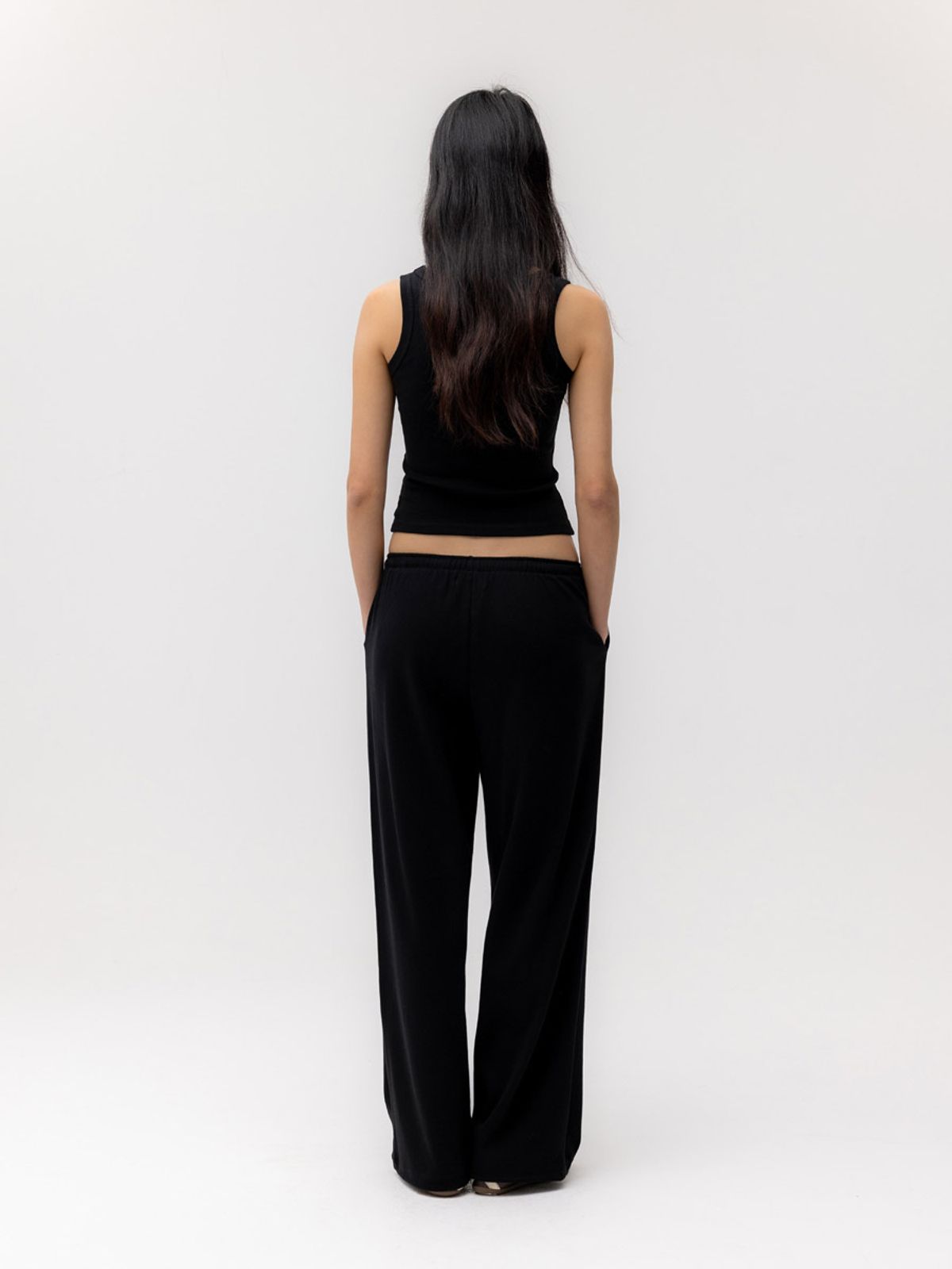 글로니(GLOWNY) G COMFORT STRING PANTS (BLACK)