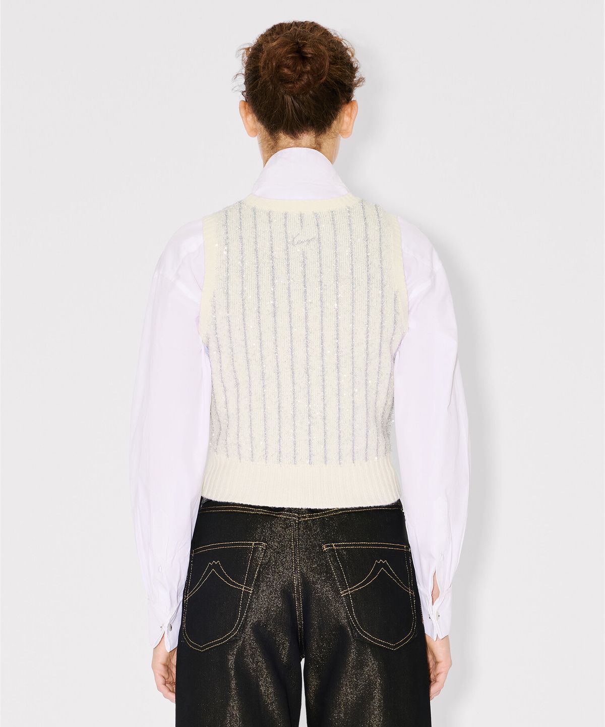 겐조(KENZO) 여성 26SS 트롱프뢰유 베스트_K265AWV102WHX