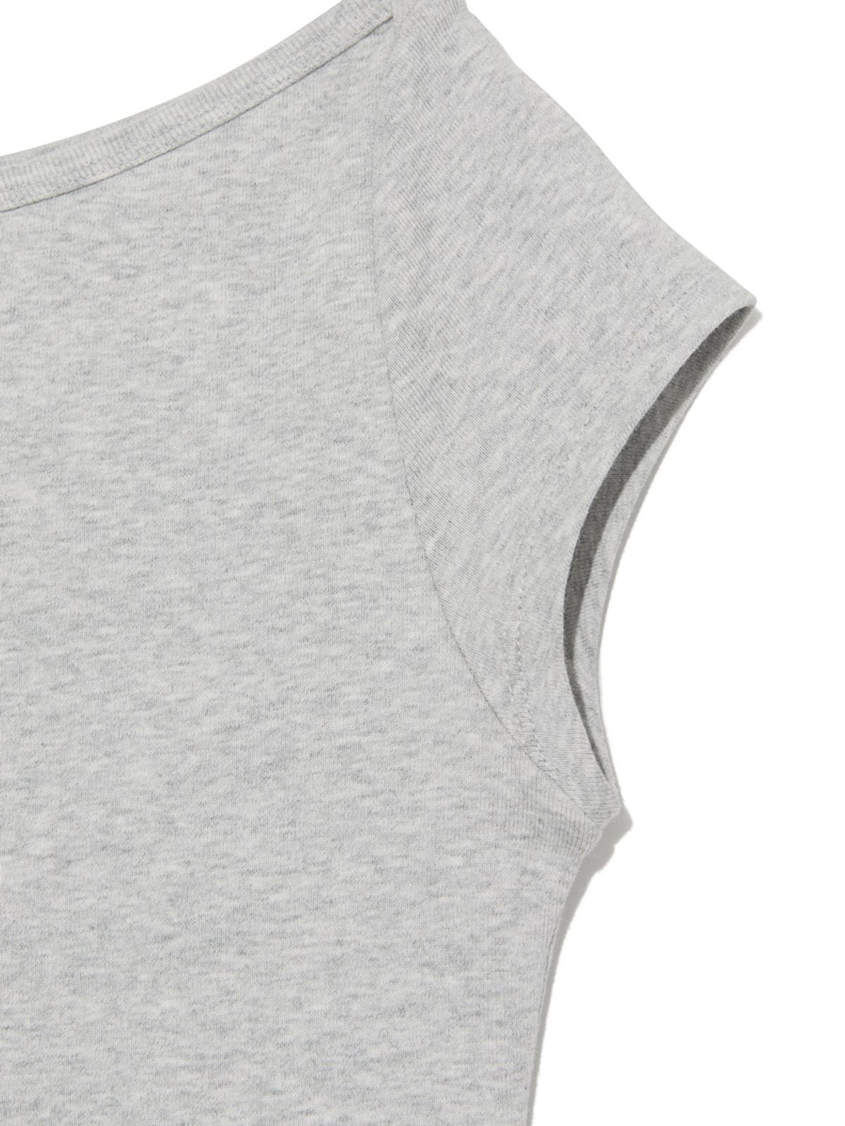글로니(GLOWNY) G CLASSIC BOAT NECK TEE (MELANGE GRAY)
