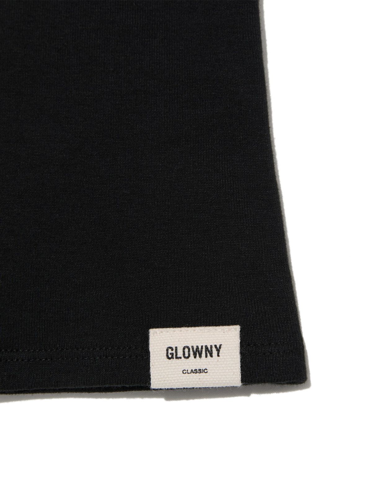 글로니(GLOWNY) G DEEP SCOOP TEE (BLACK)