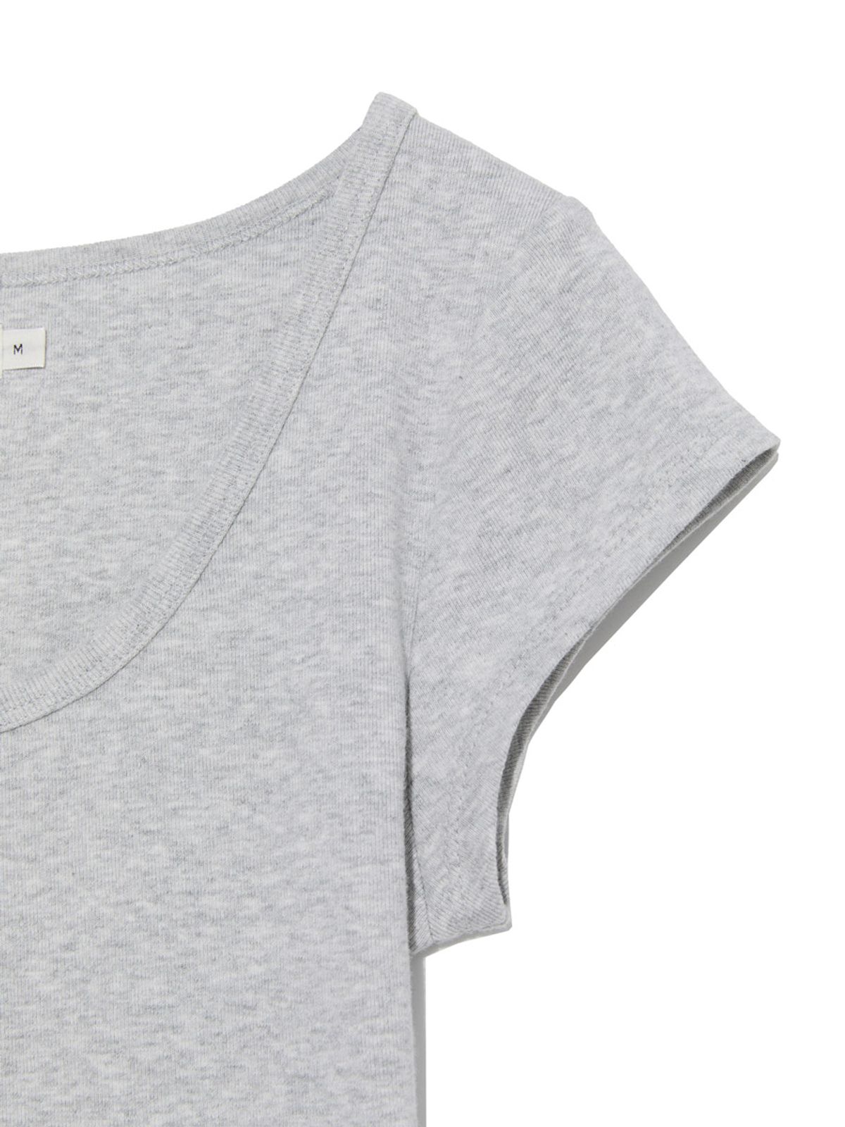 글로니(GLOWNY) G DEEP SCOOP TEE (MELANGE GRAY)