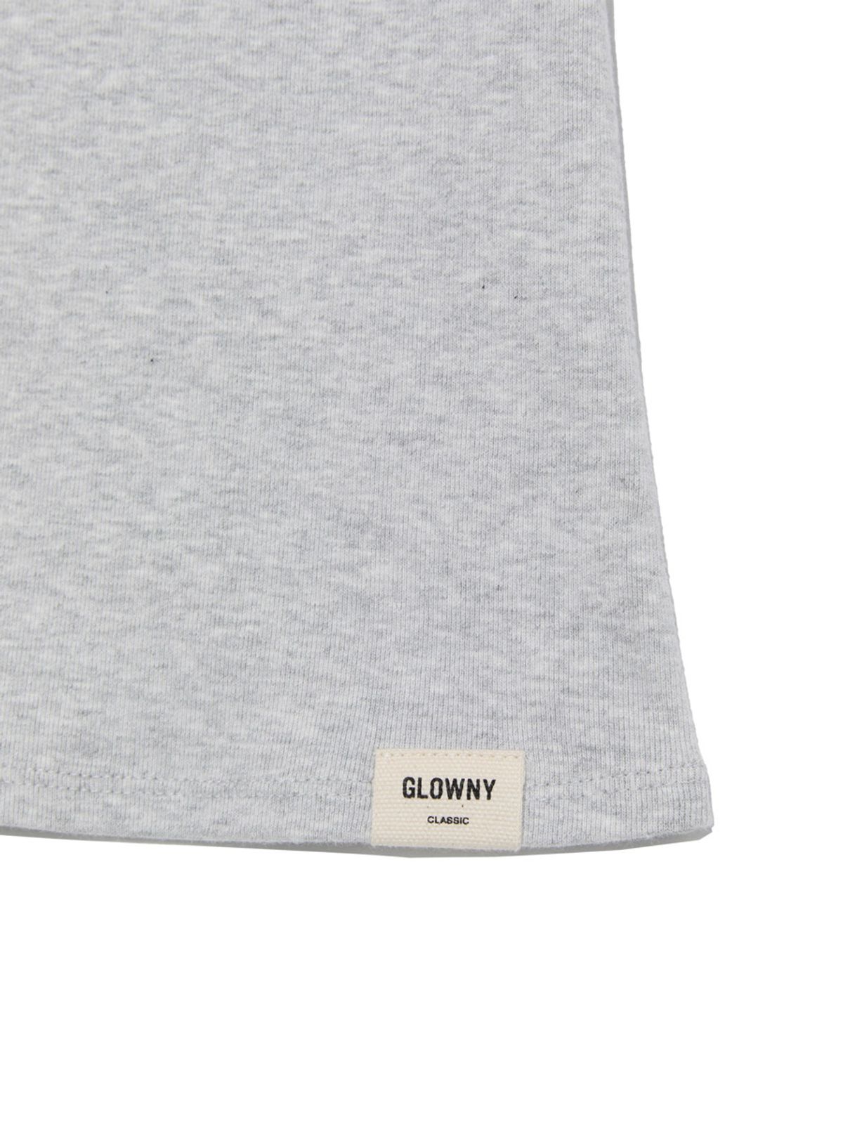 글로니(GLOWNY) G DEEP SCOOP TEE (MELANGE GRAY)