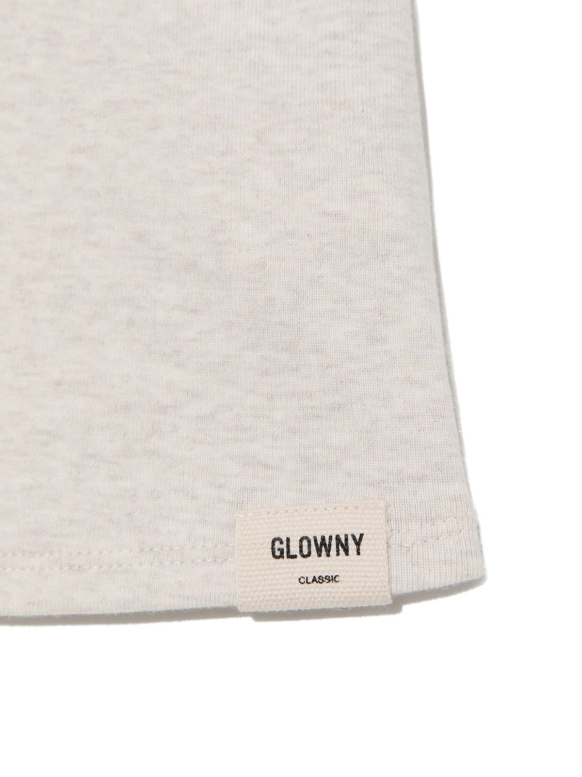 글로니(GLOWNY) G DEEP SCOOP TEE (OATMEAL)
