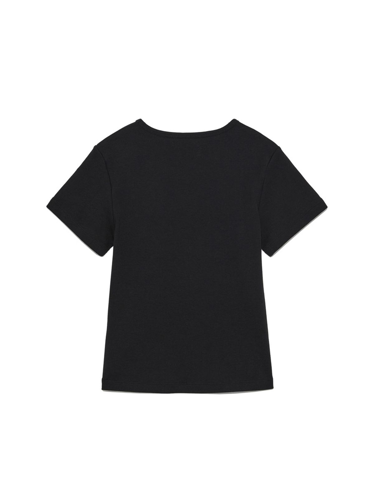 글로니(GLOWNY) G BABY TEE (LONG VERSION) (BLACK)