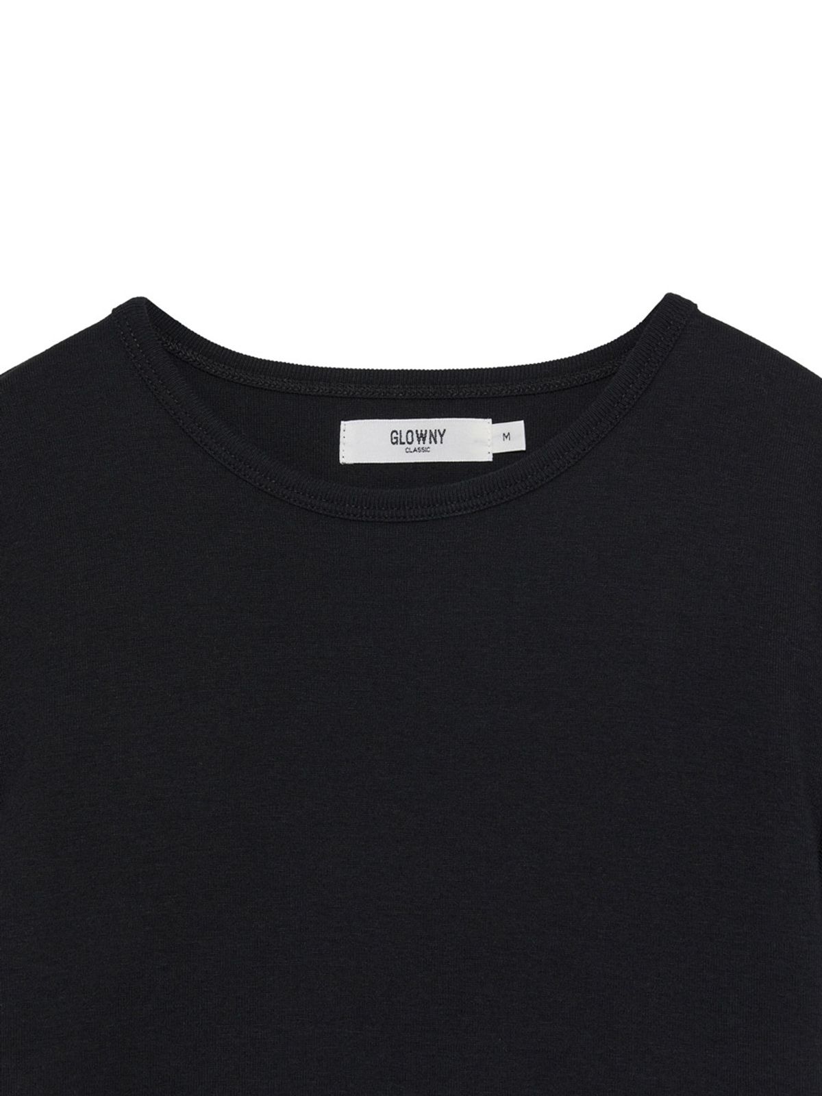 글로니(GLOWNY) G BABY TEE (LONG VERSION) (BLACK)