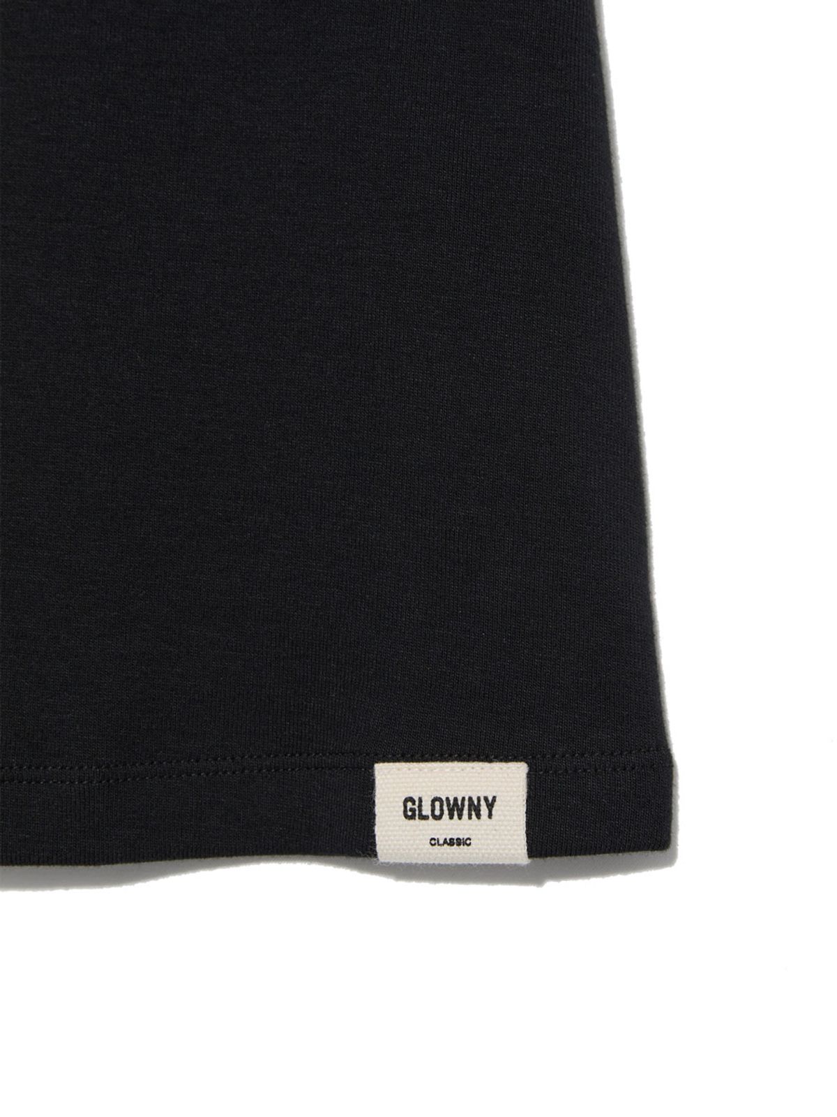 글로니(GLOWNY) G BABY TEE (LONG VERSION) (BLACK)