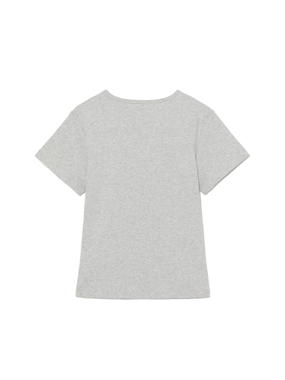 글로니(GLOWNY) G BABY TEE (LONG VERSION) (MELANGE GRAY)
