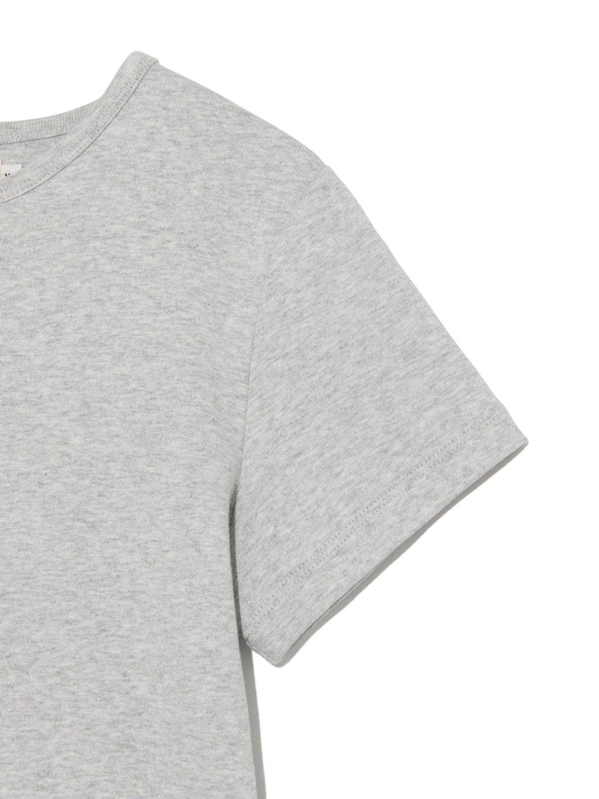 글로니(GLOWNY) G BABY TEE (LONG VERSION) (MELANGE GRAY)
