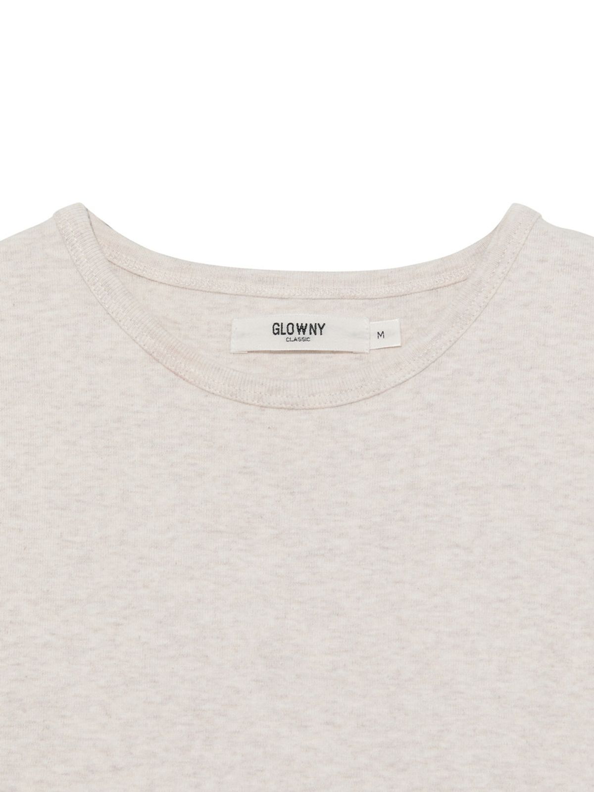 글로니(GLOWNY) G BABY TEE (LONG VERSION) (OATMEAL)