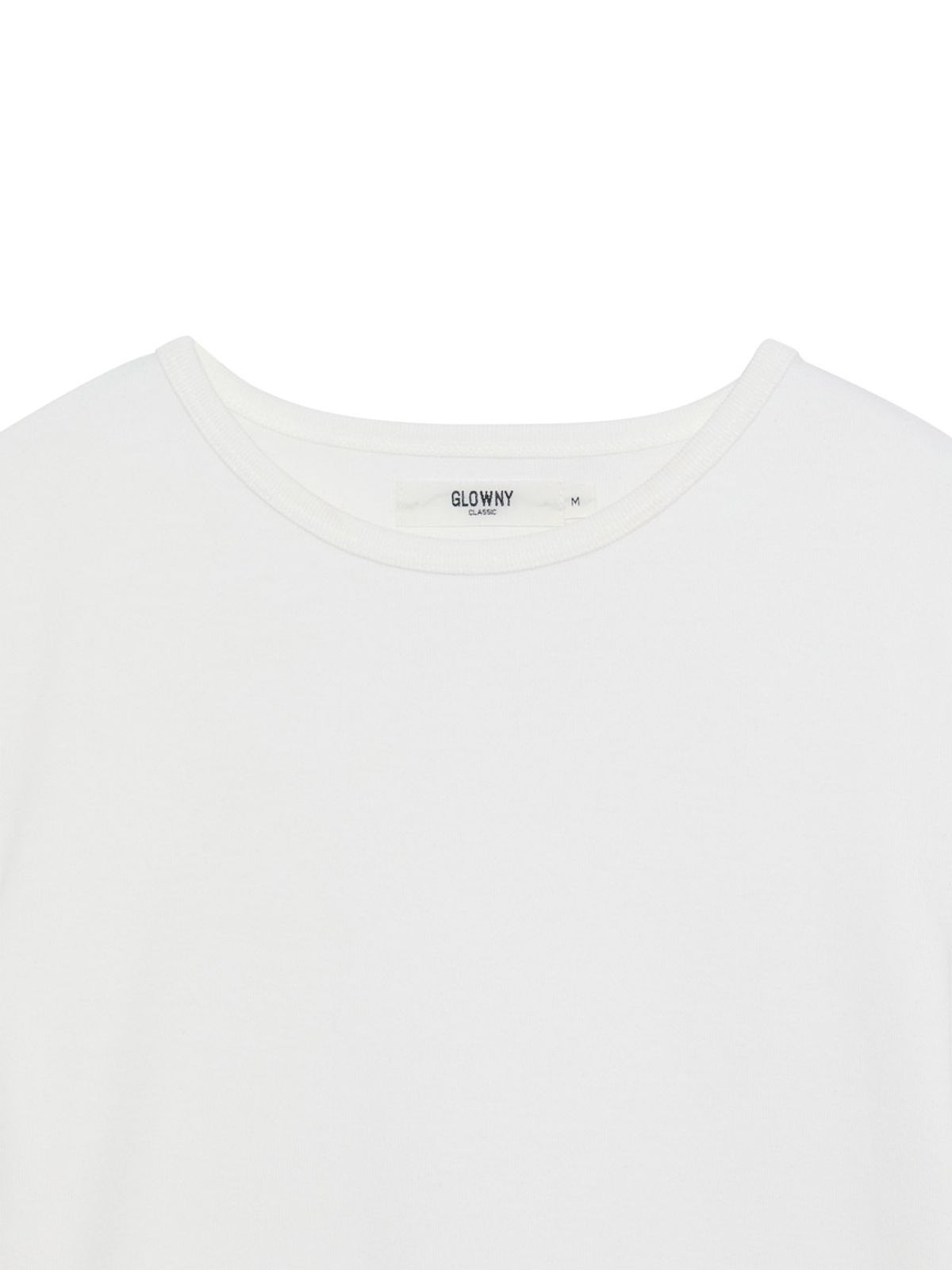 글로니(GLOWNY) G BABY TEE (LONG VERSION) (WHITE)