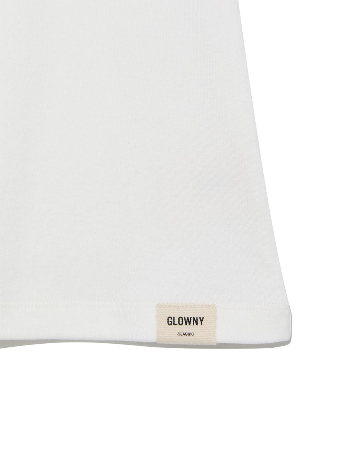 글로니(GLOWNY) G BABY TEE (LONG VERSION) (WHITE)