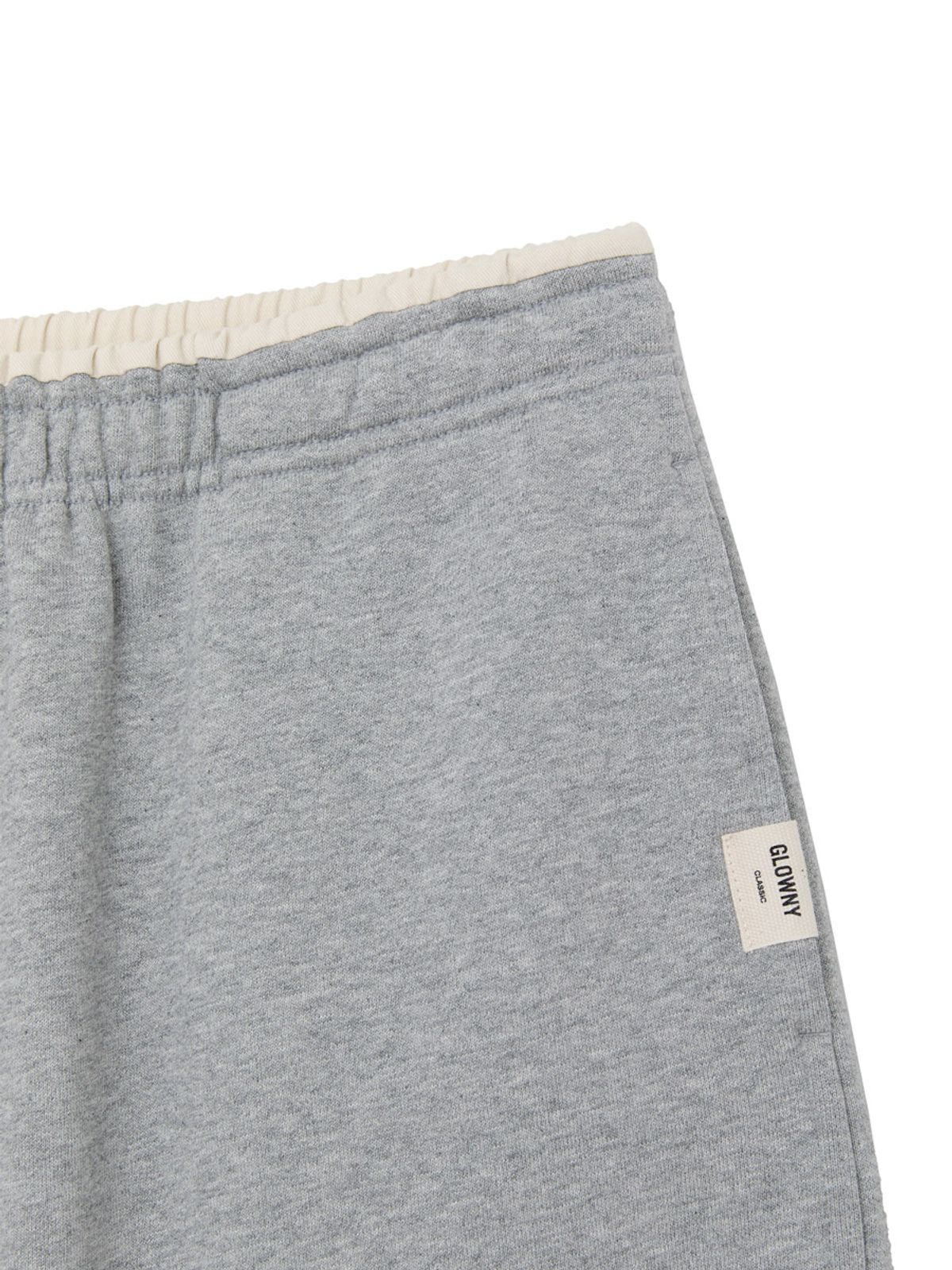 글로니(GLOWNY) G CONTRAST SWEATPANTS 2.0 (MELANGE GRAY)