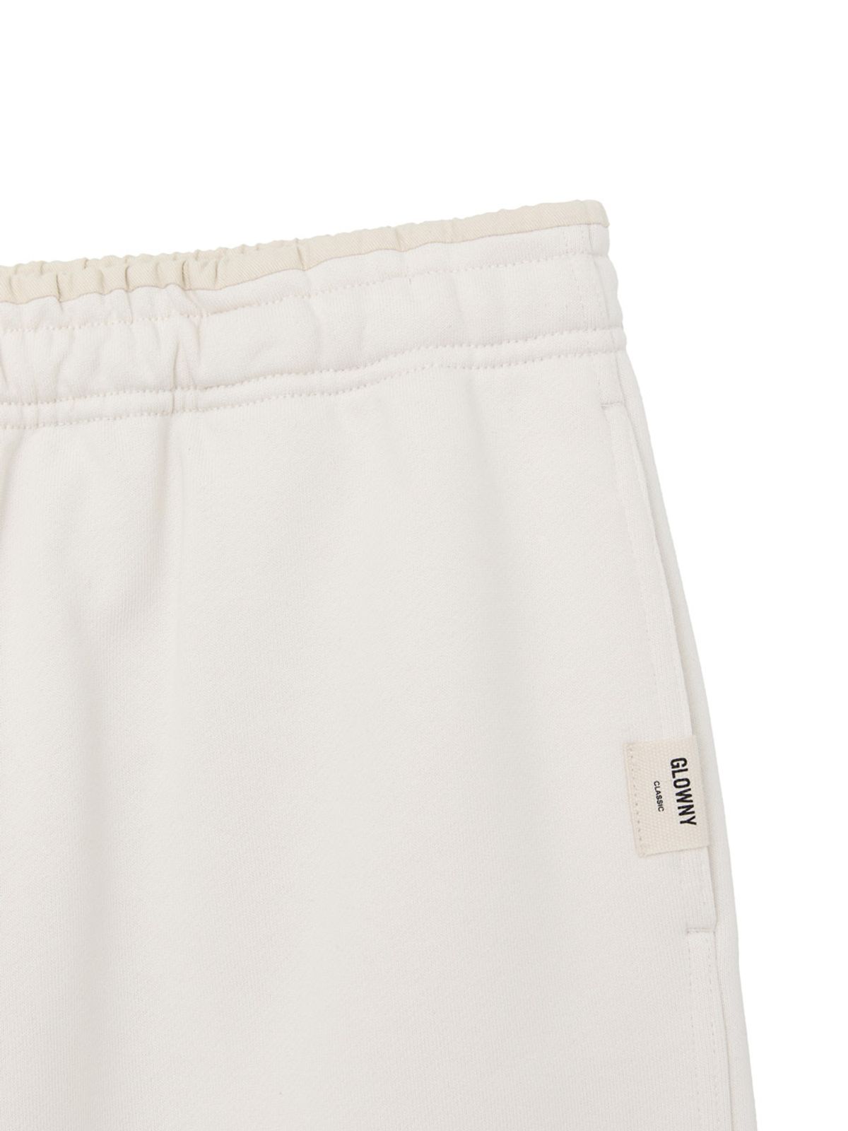 글로니(GLOWNY) G CONTRAST SWEATPANTS 2.0 (WHITE)