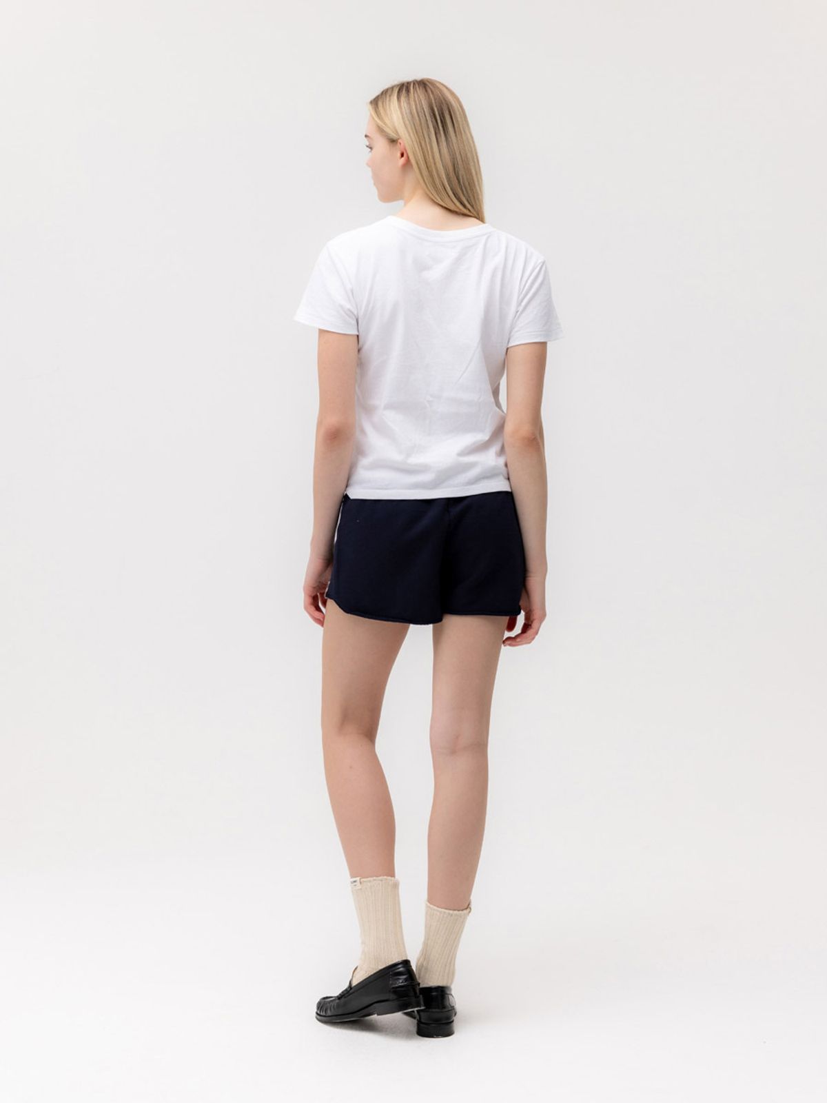 글로니(GLOWNY) G LOW RISE SHORTS (NAVY)
