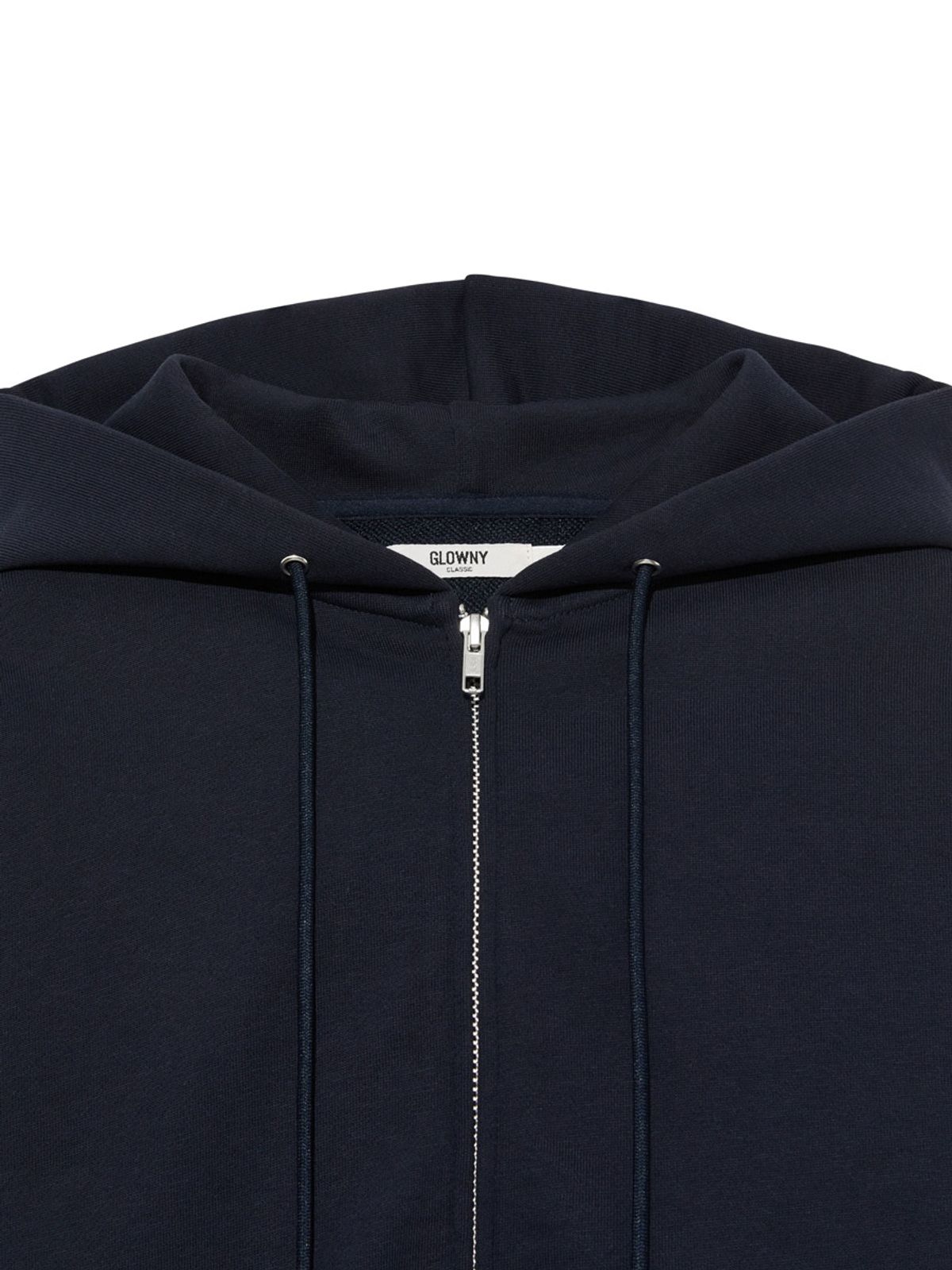 글로니(GLOWNY) G STANDARD ZIP-UP HOODIE (NAVY)
