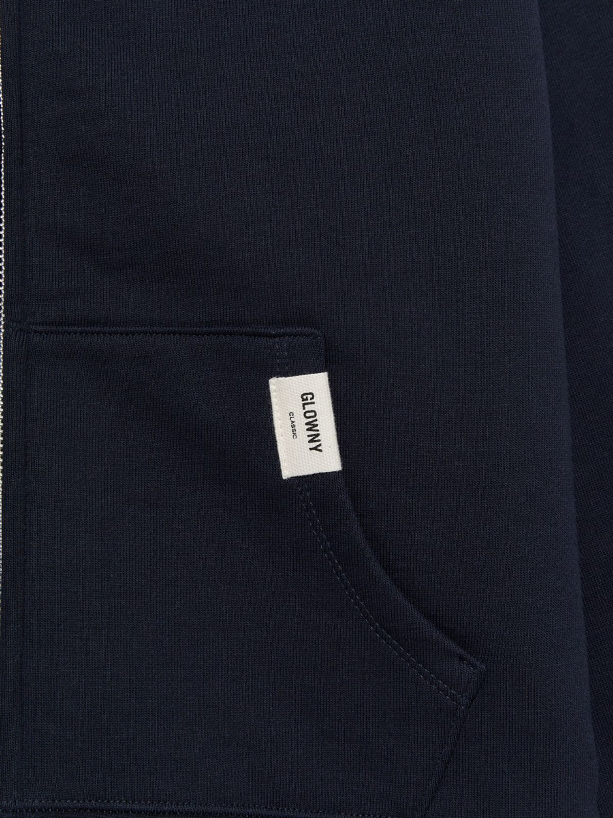 글로니(GLOWNY) G STANDARD ZIP-UP HOODIE (NAVY)