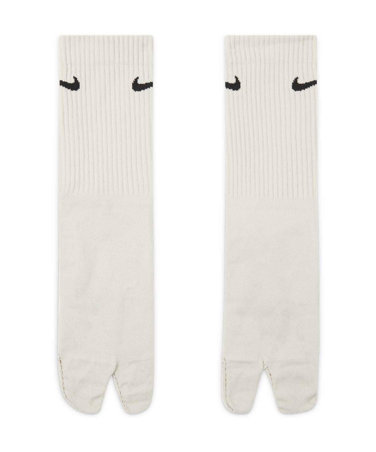 나이키(NIKE) 에브리데이 플러스 라이트웨이트 크루 스플릿 토 양말 - 라이트 본:블랙 / DX1158-072
