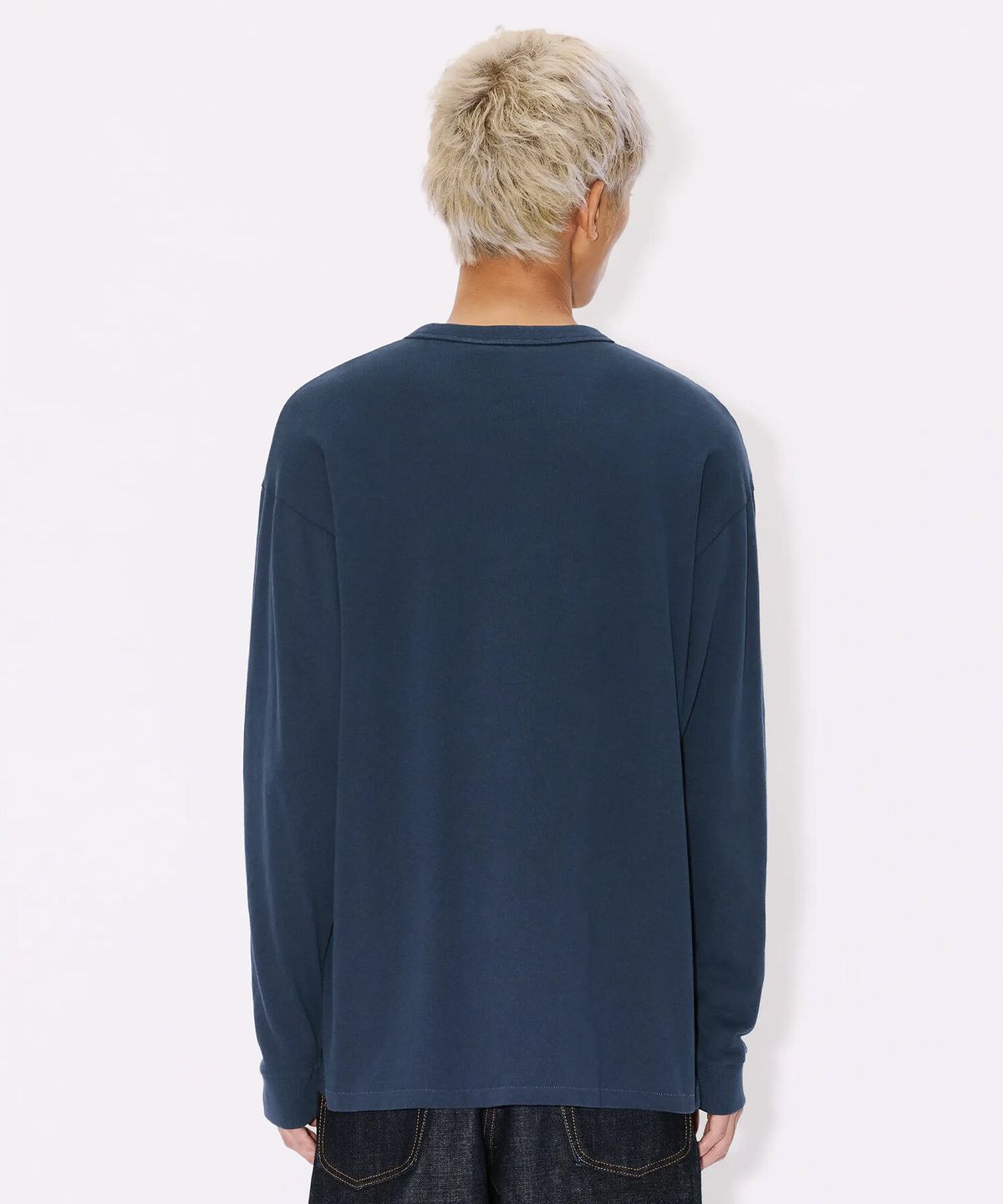 겐조(KENZO) 남성 겐조 카툰 릴렉스 롱 슬리브 티셔츠_K265AMTC06NYX