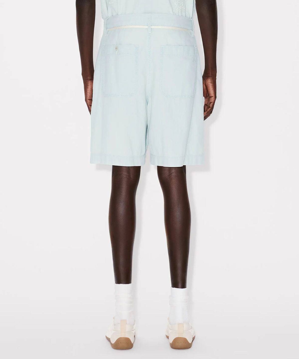겐조(KENZO) 남성 26SS 레이스 스트레이트 쇼츠_K265AMP104BLB