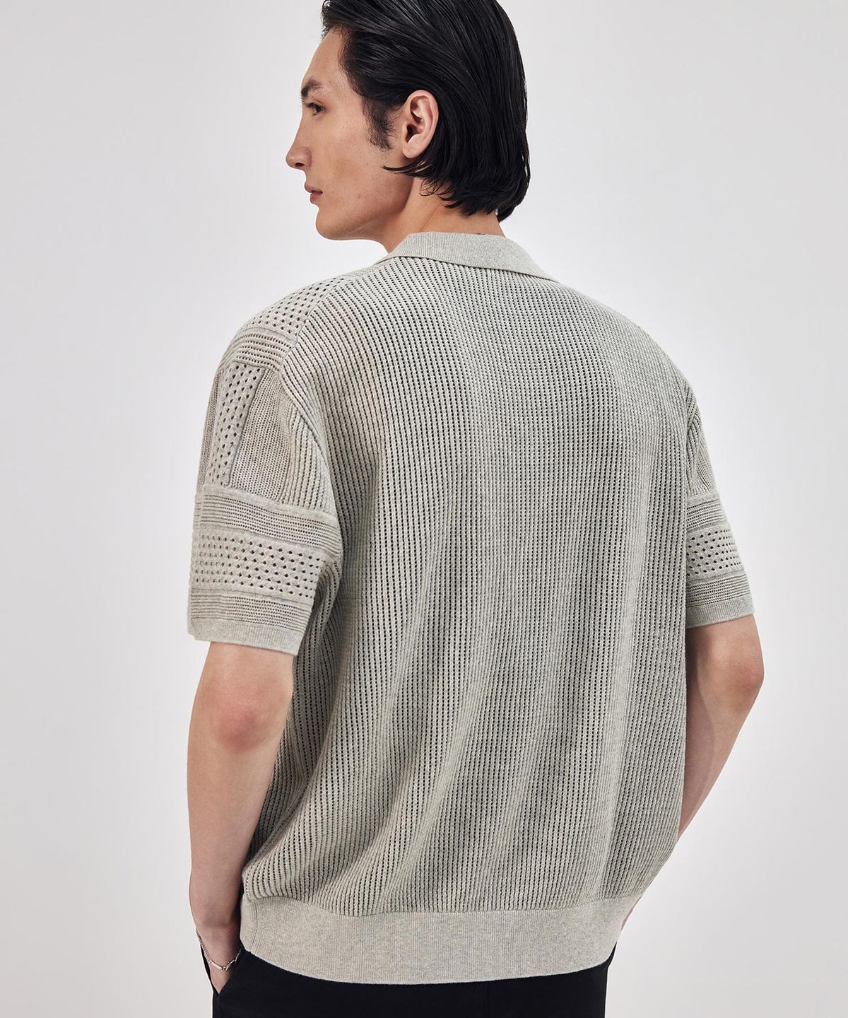 더니트컴퍼니(THEKNITCOMPANY) 오레아 스카시 폴로 가디건 - 카놀리 크림