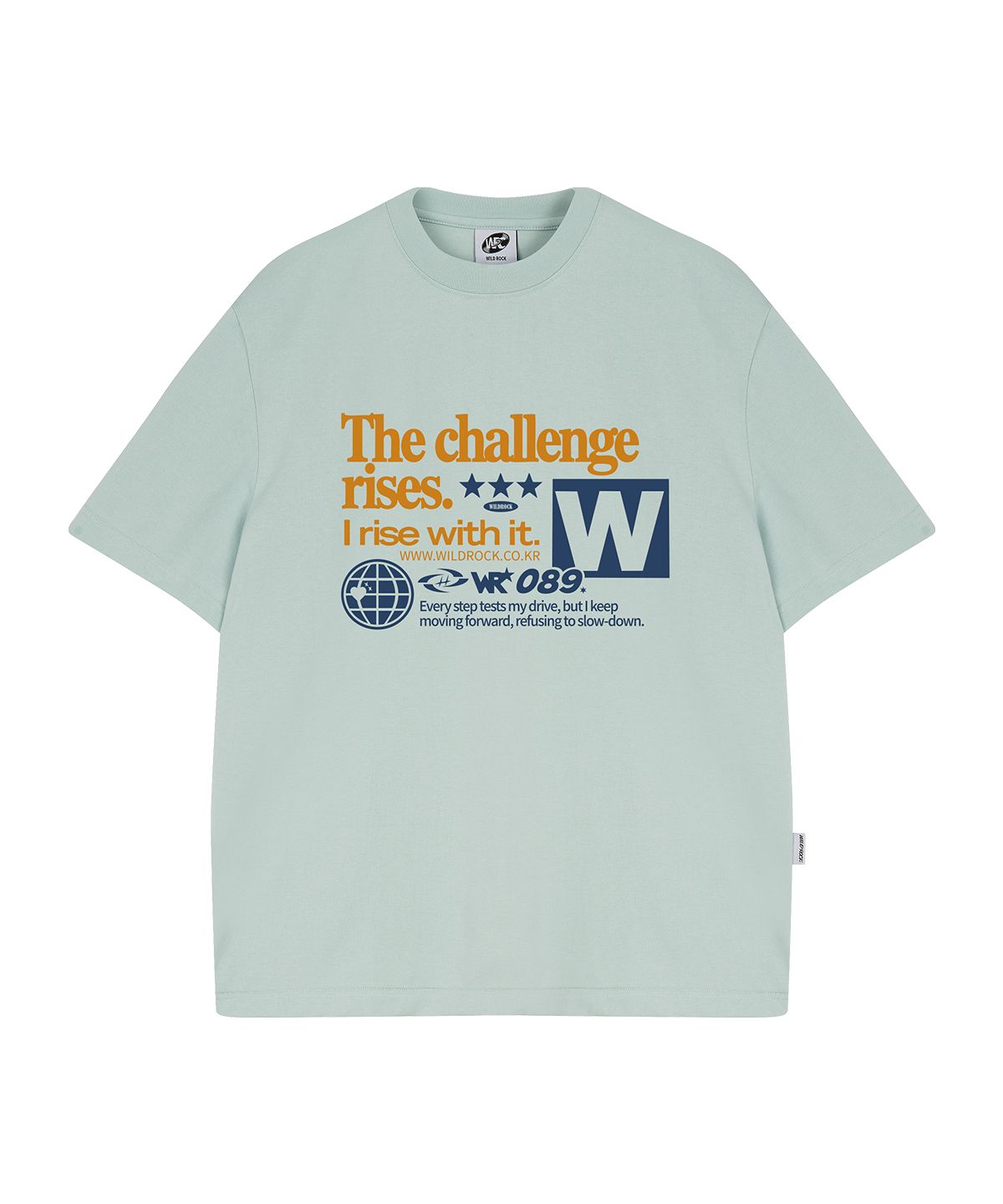 와일드락(WILDROCK) Challenge 쿨코튼 오버핏 반팔 티셔츠
