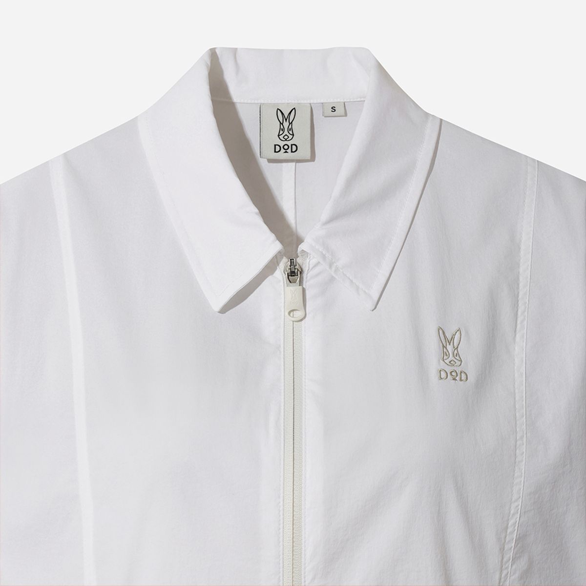 디오디(DOD) 여성) 스루스루 반팔 자켓(OFF WHITE 2)