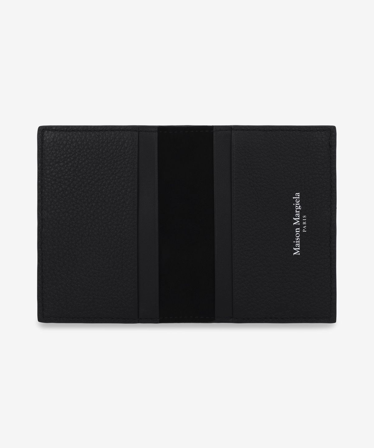 메종 마르지엘라(MAISON MARGIELA) 레더 바이폴드 카드 홀더 - 블랙 / SA2UI0020P7268H8419