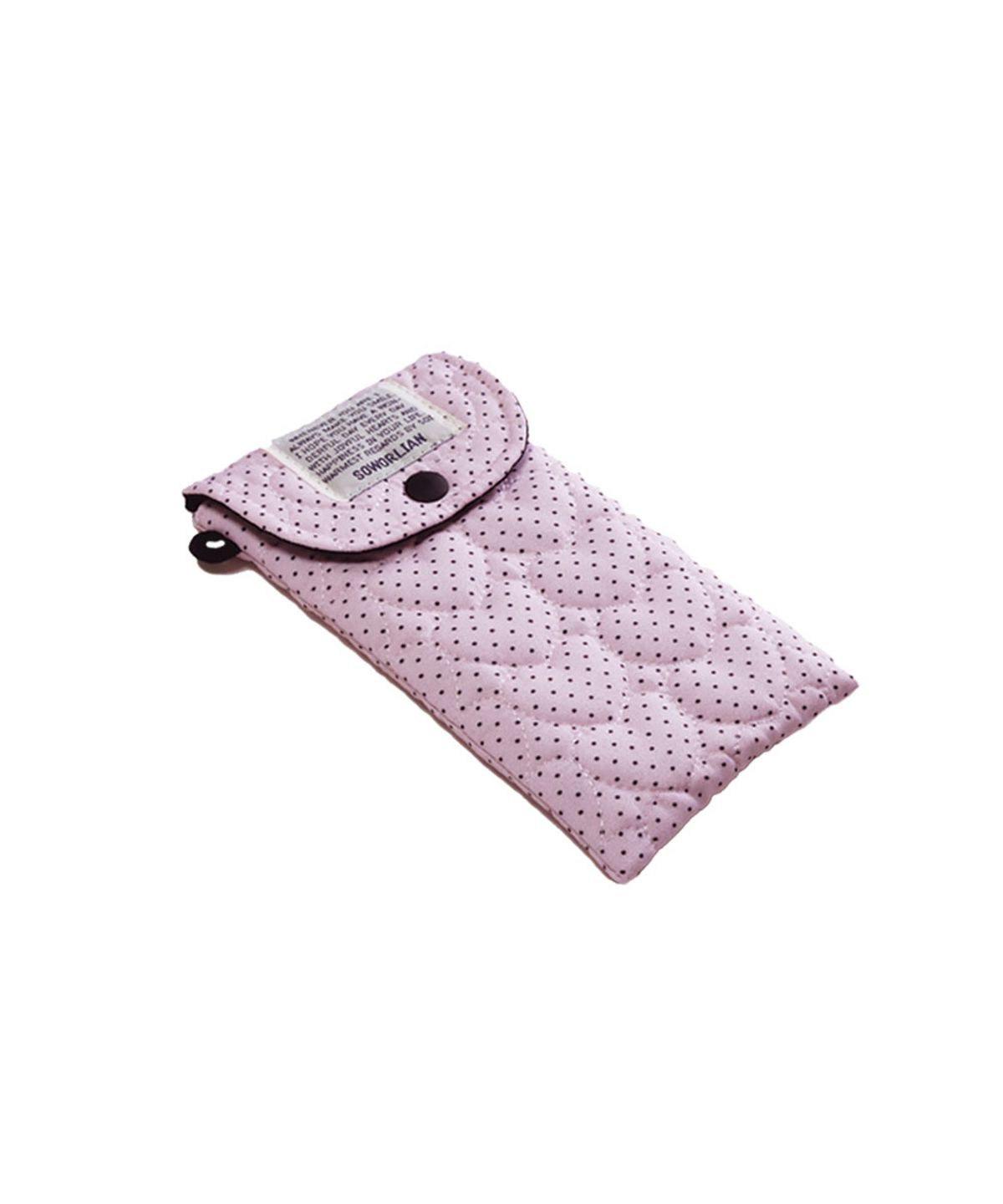소월리안(SOWORLIAN) 똑딱필통 펜슬파우치_Petit Dot Pink