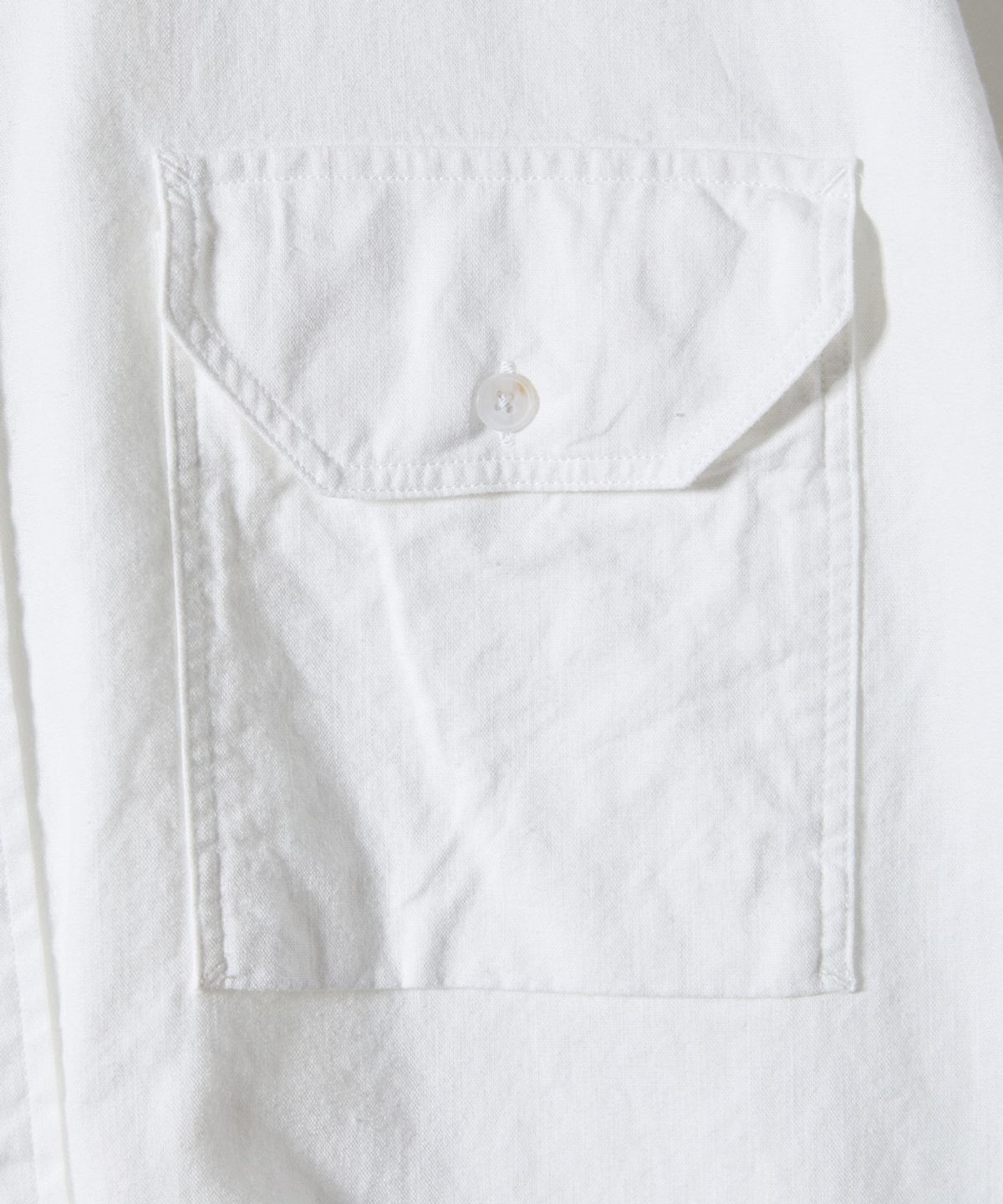 홀리선(HORLISUN) Poole Chambray Shirt White