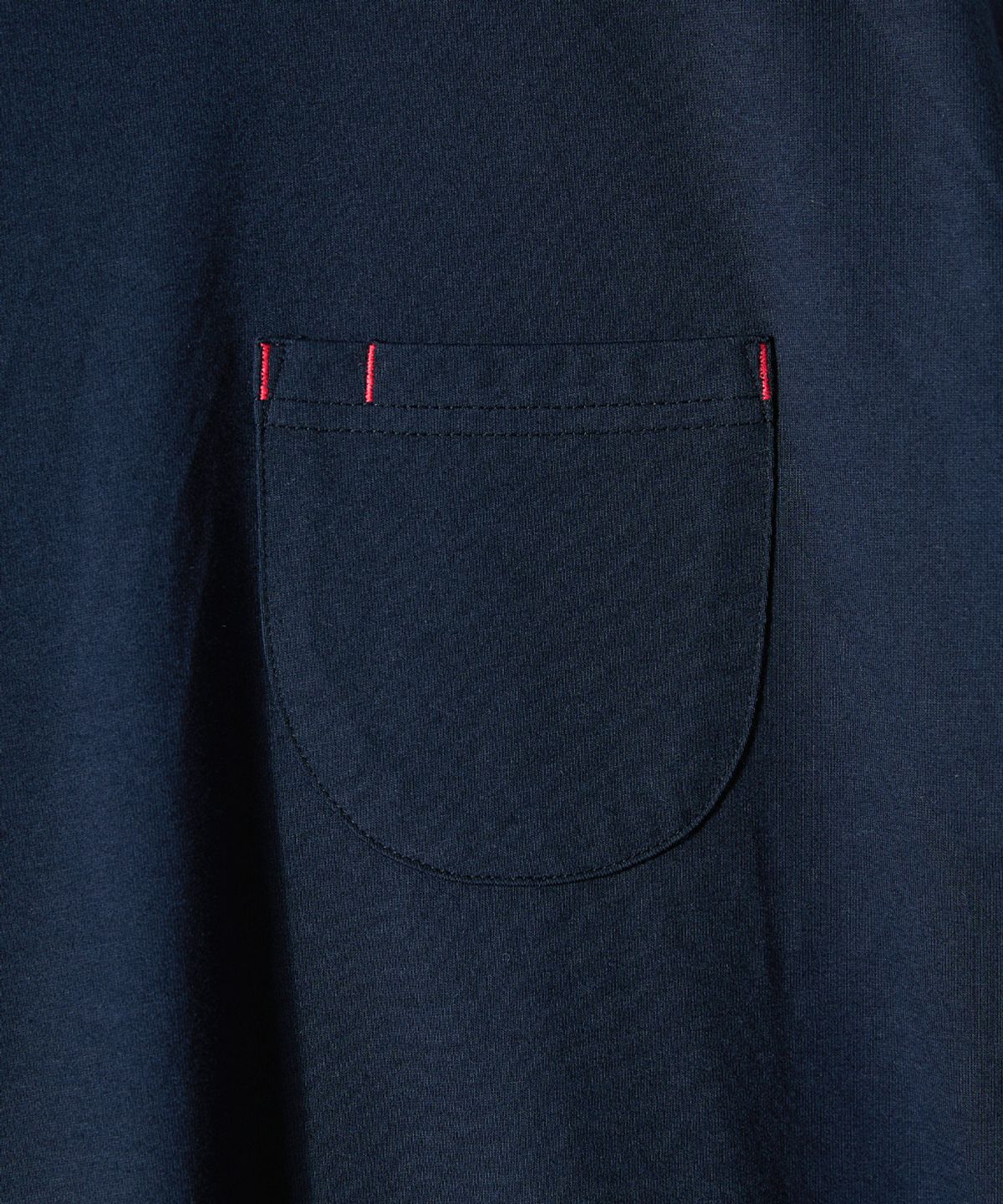 홀리선(HORLISUN) Emery Short Circle T-shirt Navy