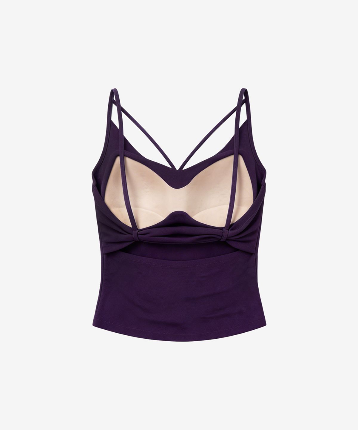블랙 퍼플(BLACK PURPLE) 벨라 스트랩 나시_퍼플 Vella Strap Sleeveless_ Purple