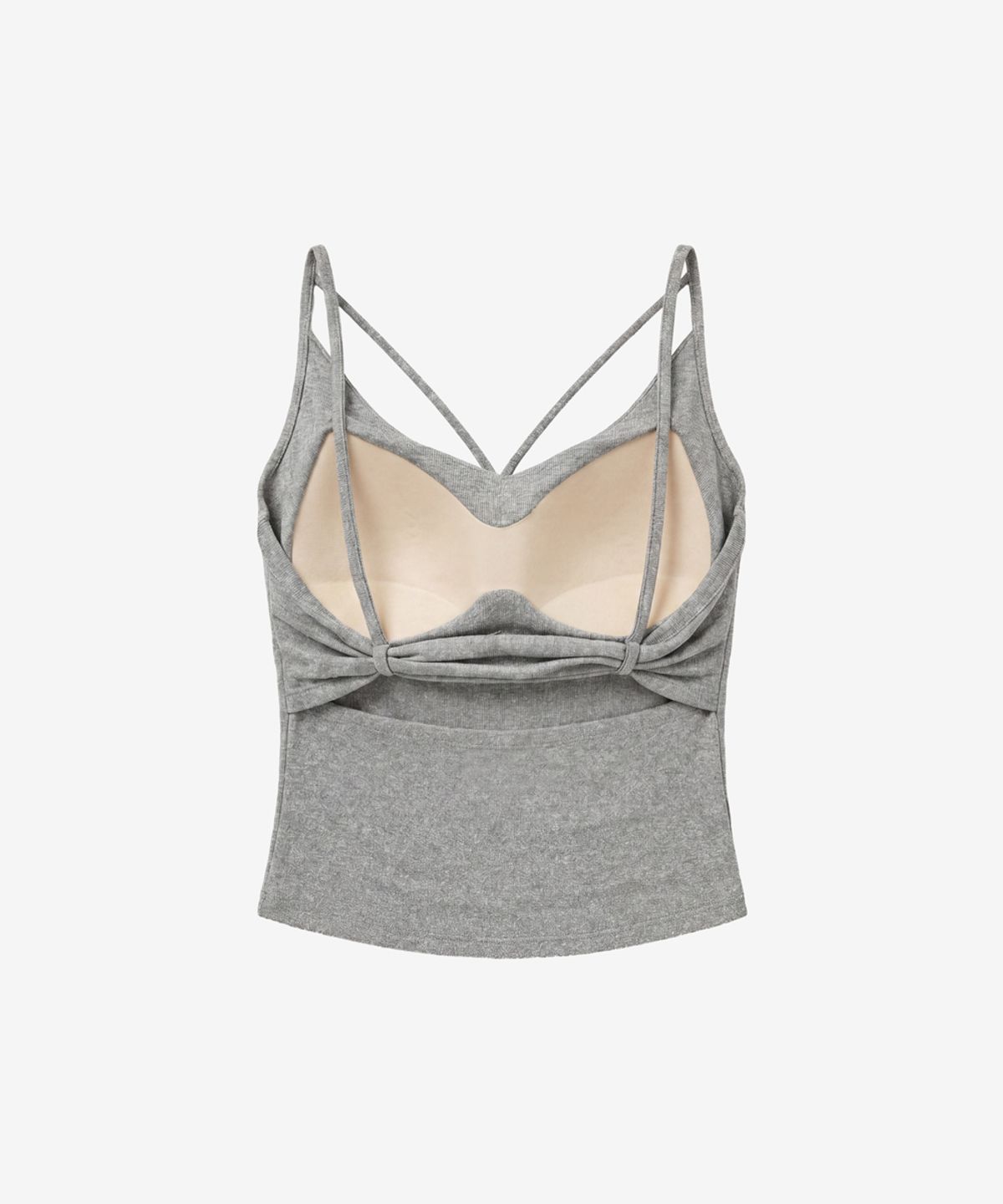 블랙 퍼플(BLACK PURPLE) 벨라 스트랩 나시_멜란지 Vella Strap Sleeveless_Melange